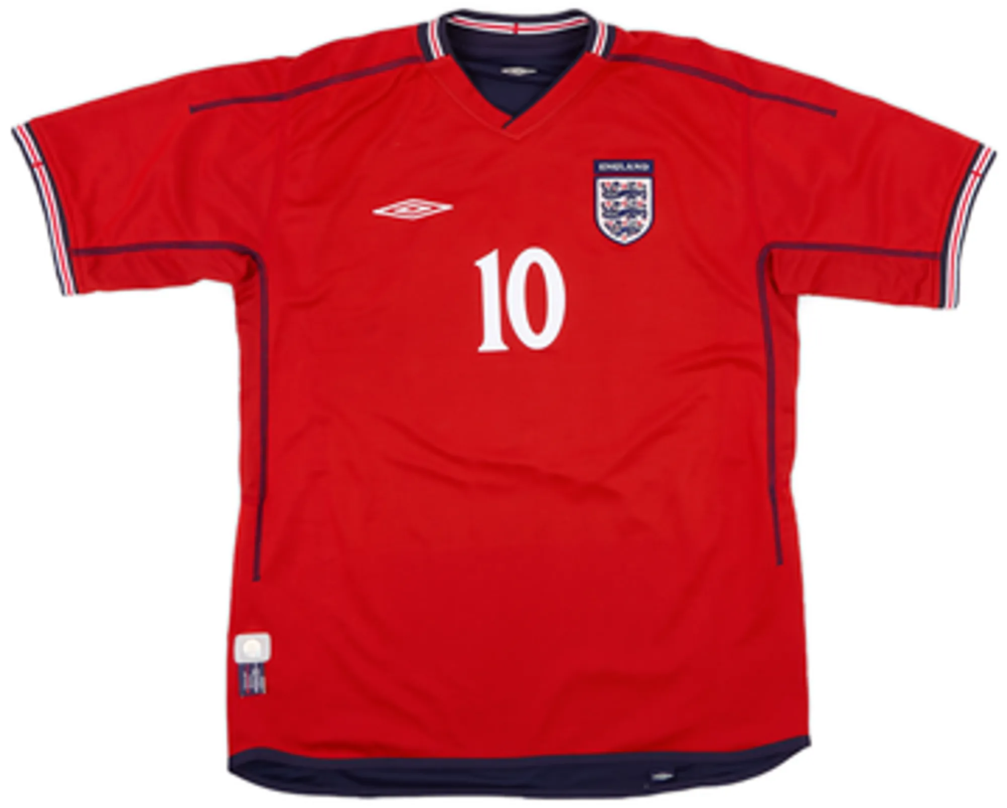 2002-04 England Away Shirt Owen #10 - 9/10 - (L)
