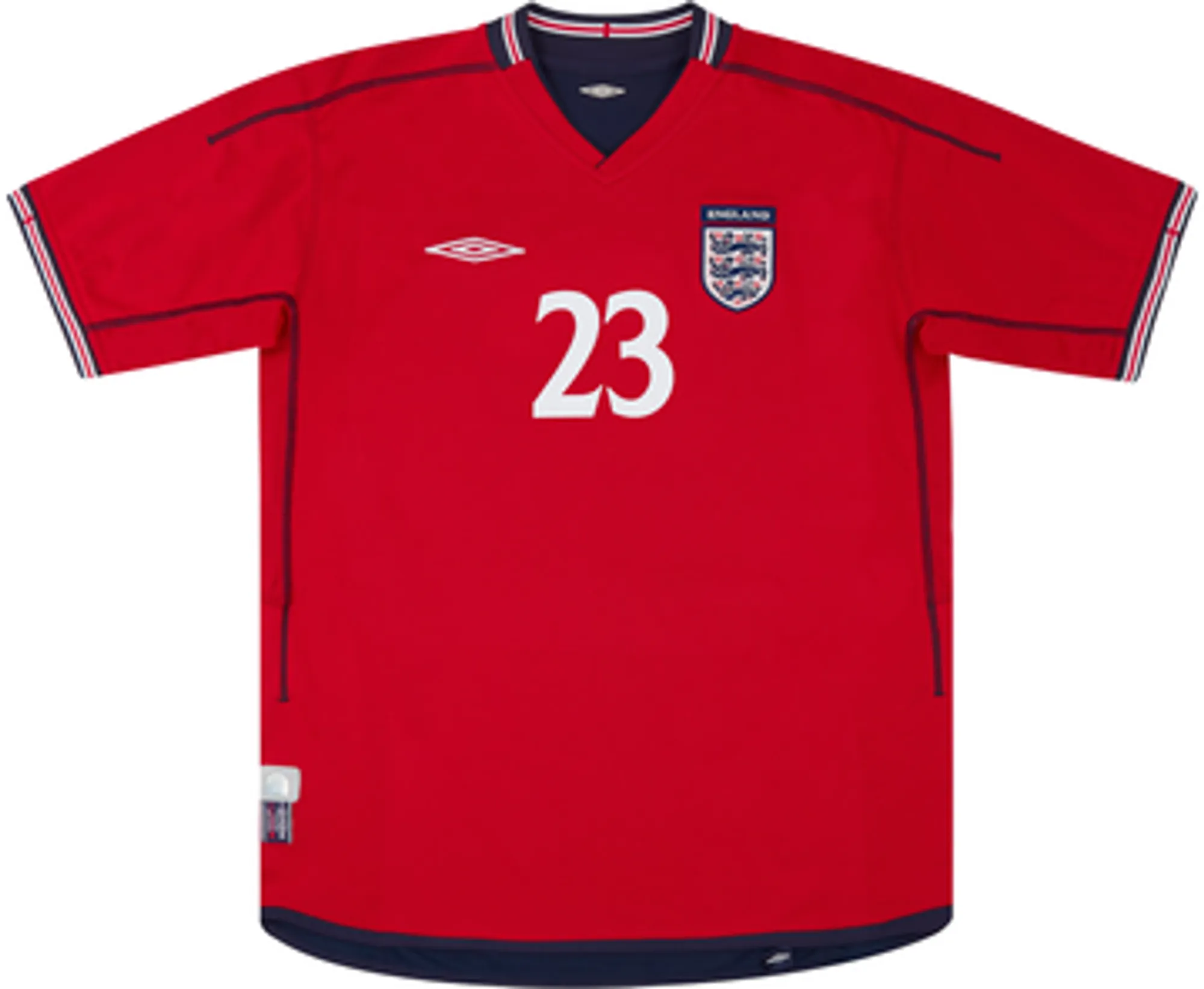 2002-04 England Away Shirt Rooney #23 - 7/10 - (L)