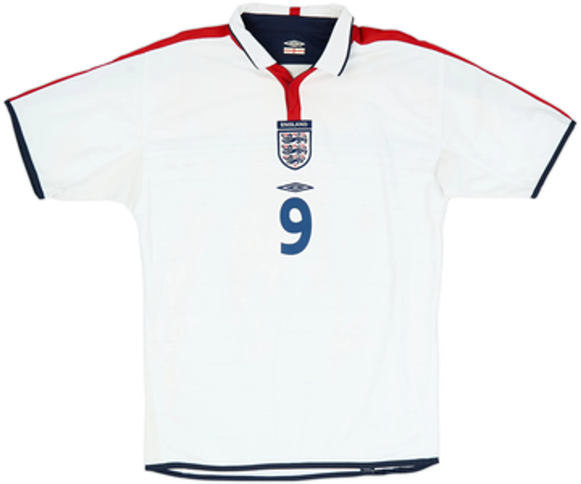 2003-05 England Home Shirt Rooney #9 - 5/10 - (L)