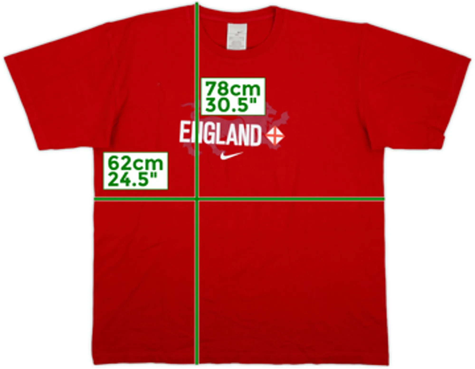2004-05 England Nike Graphic Tee - 10/10 - (XXL)