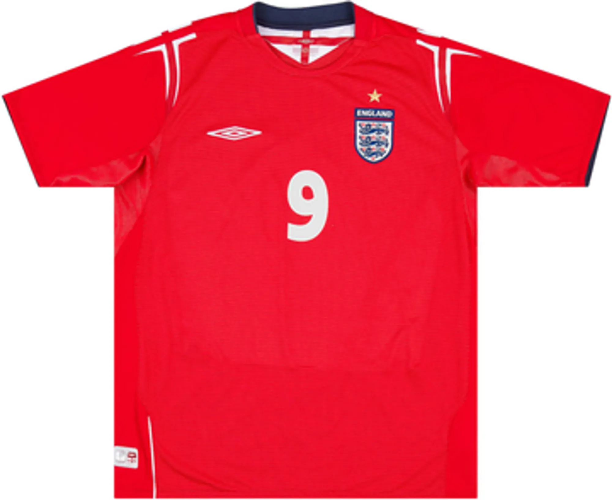 2004-06 England Away Shirt Rooney #9 (L)