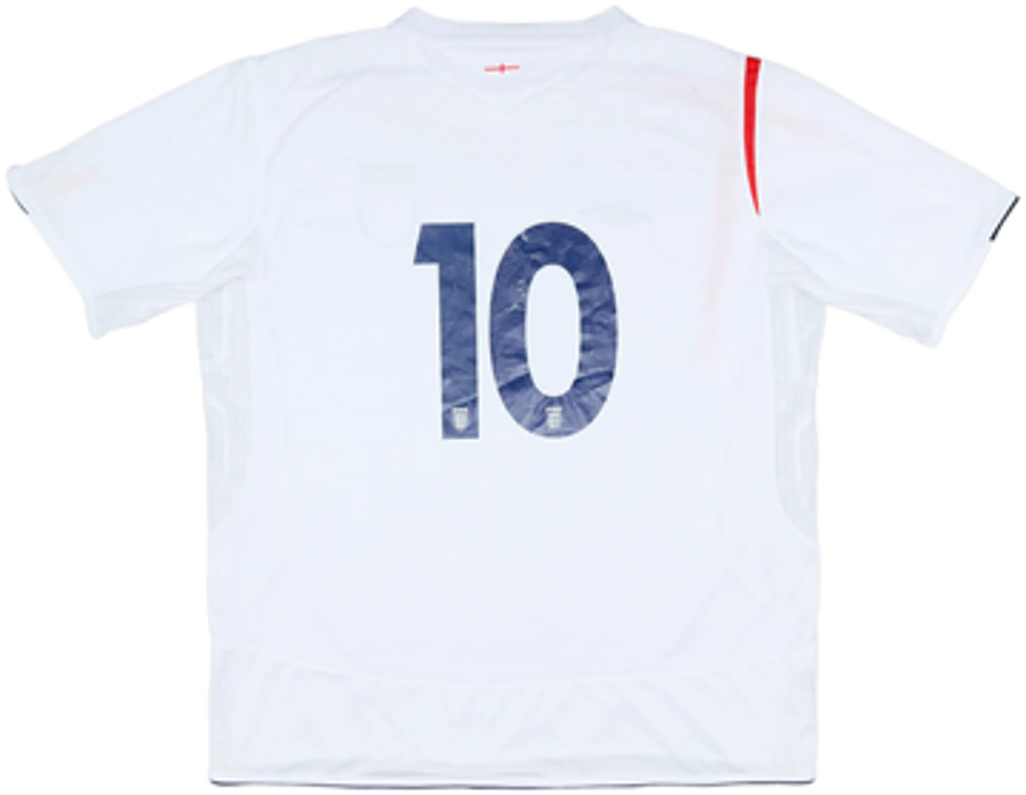 2005-07 England Home Shirt #10 - 6/10 - (XXL)