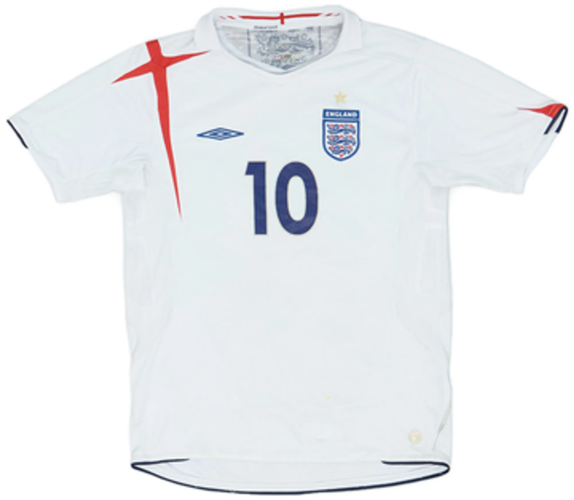 2005-07 England Home Shirt Owen #10 - 6/10 - (XL.Boys)