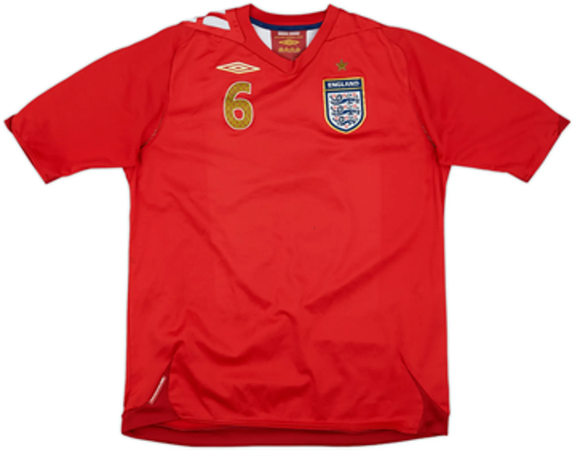 2006-08 England Away Shirt Terry #6 - 6/10 - (L)