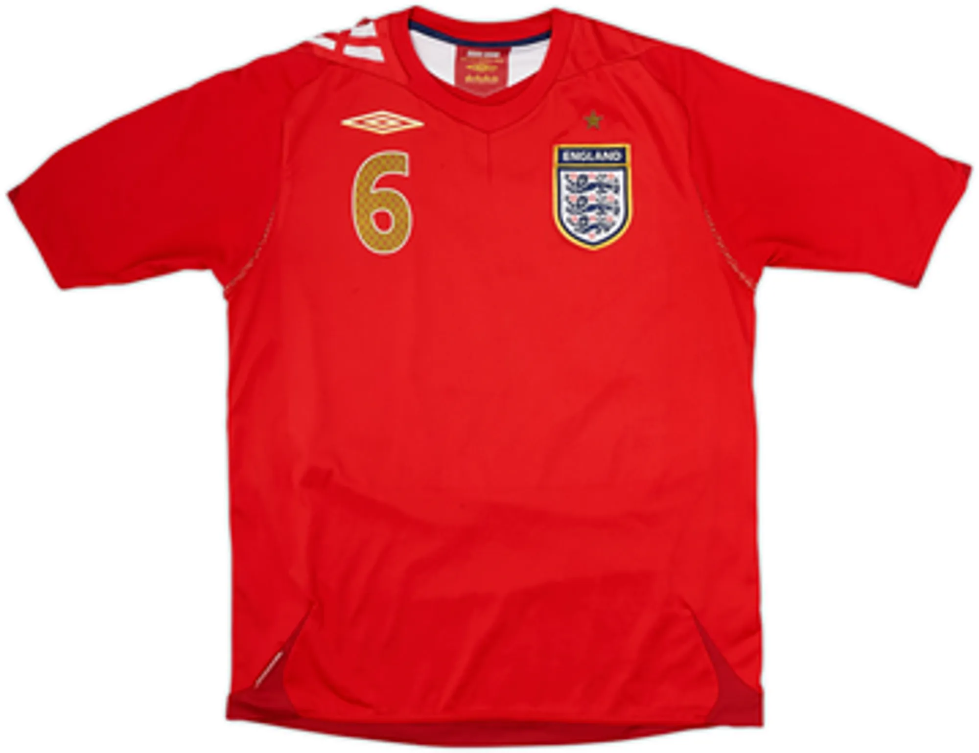 2006-08 England Away Shirt Terry #6 - 5/10 - (L)