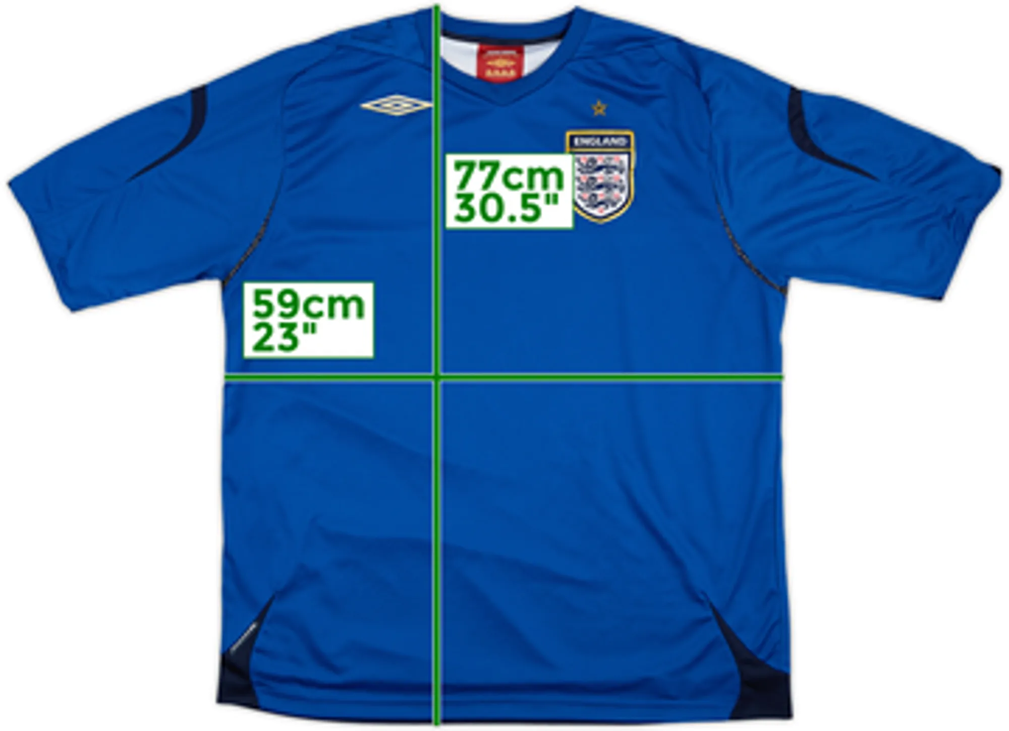 2006-08 England GK S/S Shirt - 9/10 - (L)