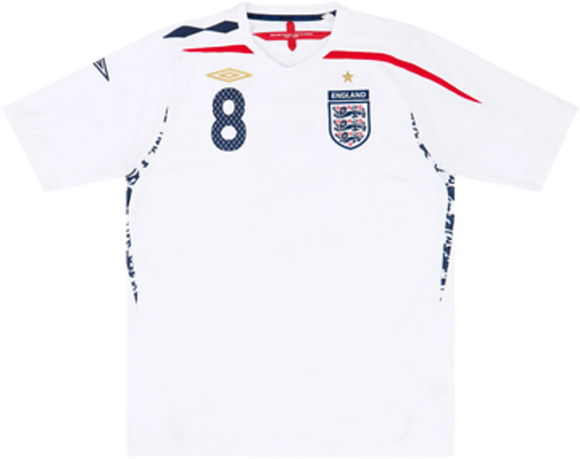 2007-09 England Home Shirt Lampard #8 - 8/10 - (XL)