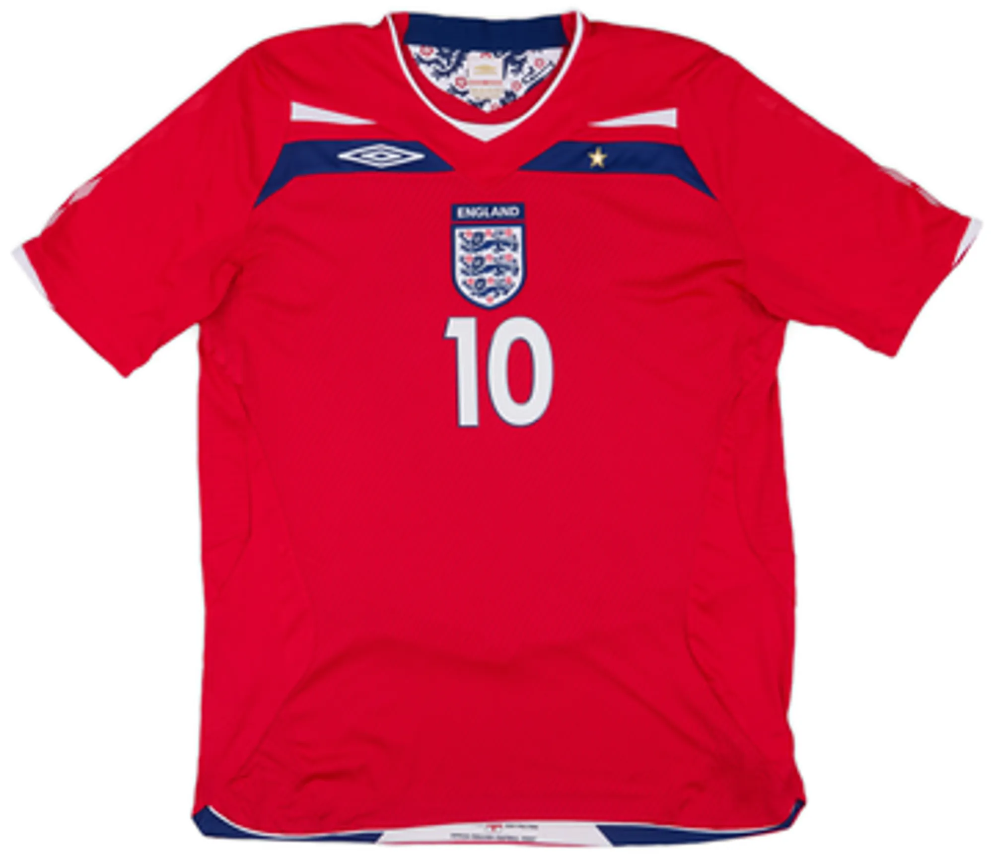 2008-10 England Away Shirt Rooney #9 - 7/10 - (L)