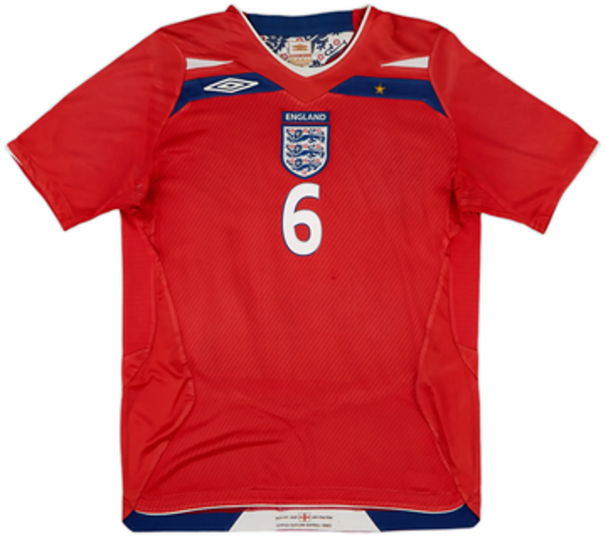 2008-10 England Away Shirt Terry #6 - 6/10 - (L)