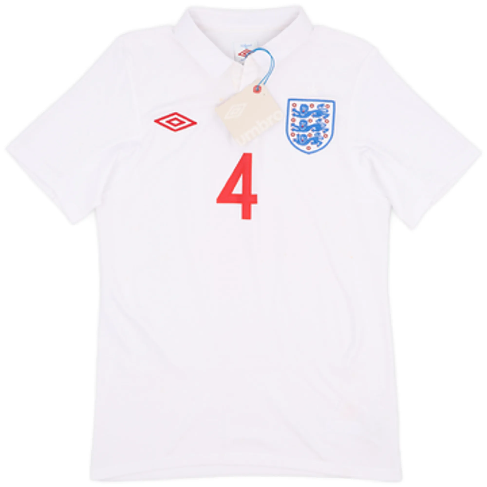 2009-10 England Home Shirt Gerrard #4 (XL)
