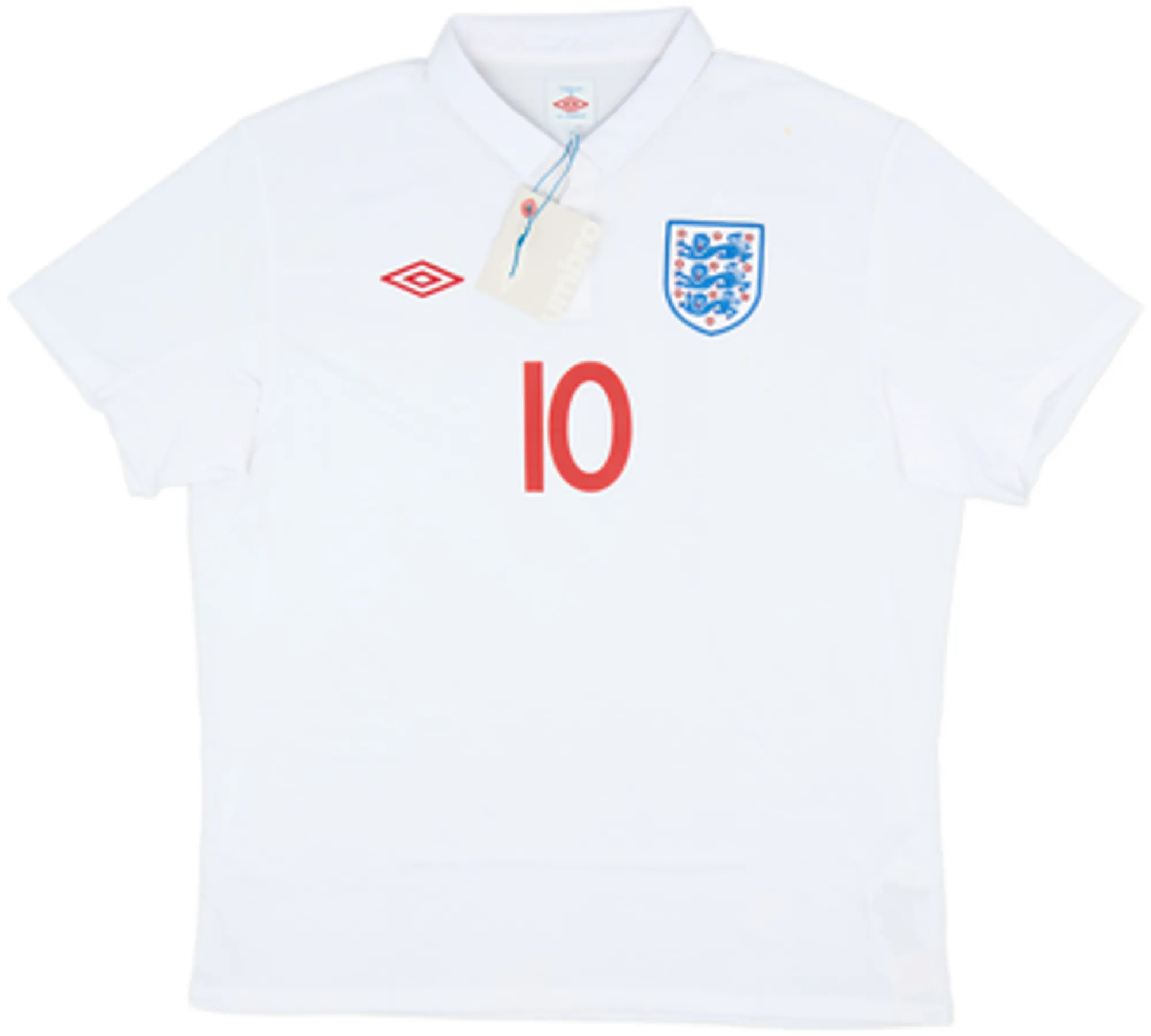 2009-10 England Home Shirt Rooney #10 (XL)