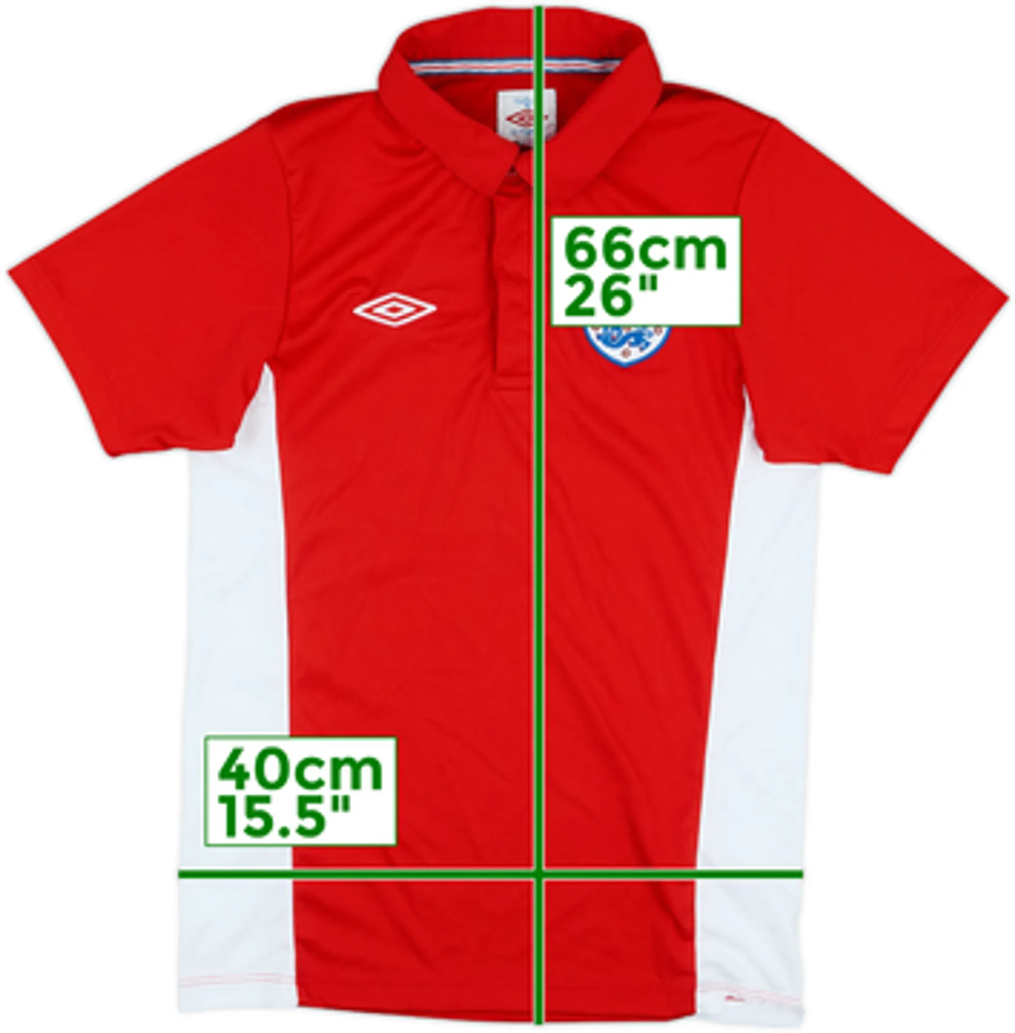 2009-10 England Umbro Polo Shirt - 10/10 - (L.Boys)