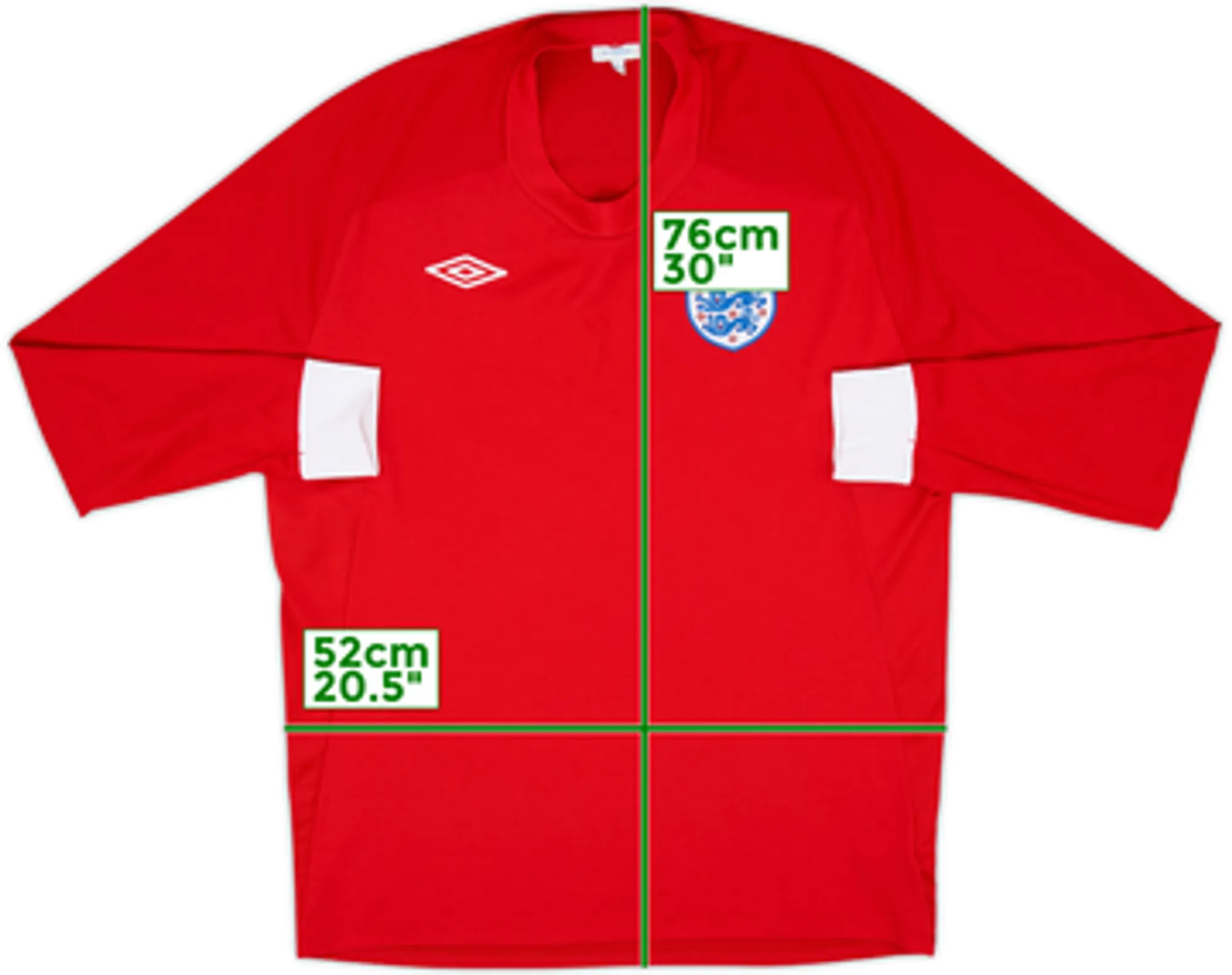 2010-11 England Away L/S Shirt - 10/10 - (L)