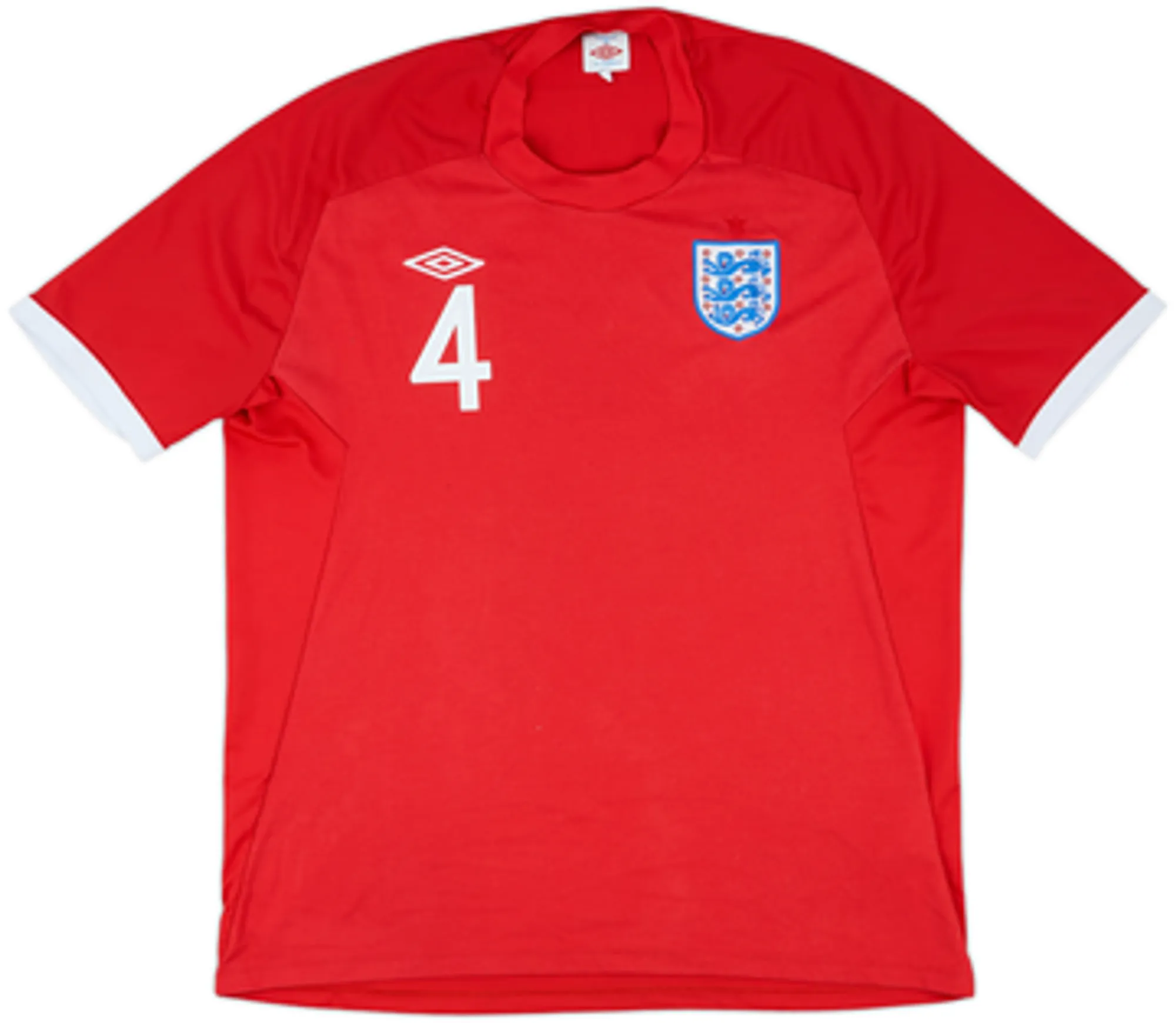 2010-11 England Away Shirt Gerrard #4 - 7/10 - (L)