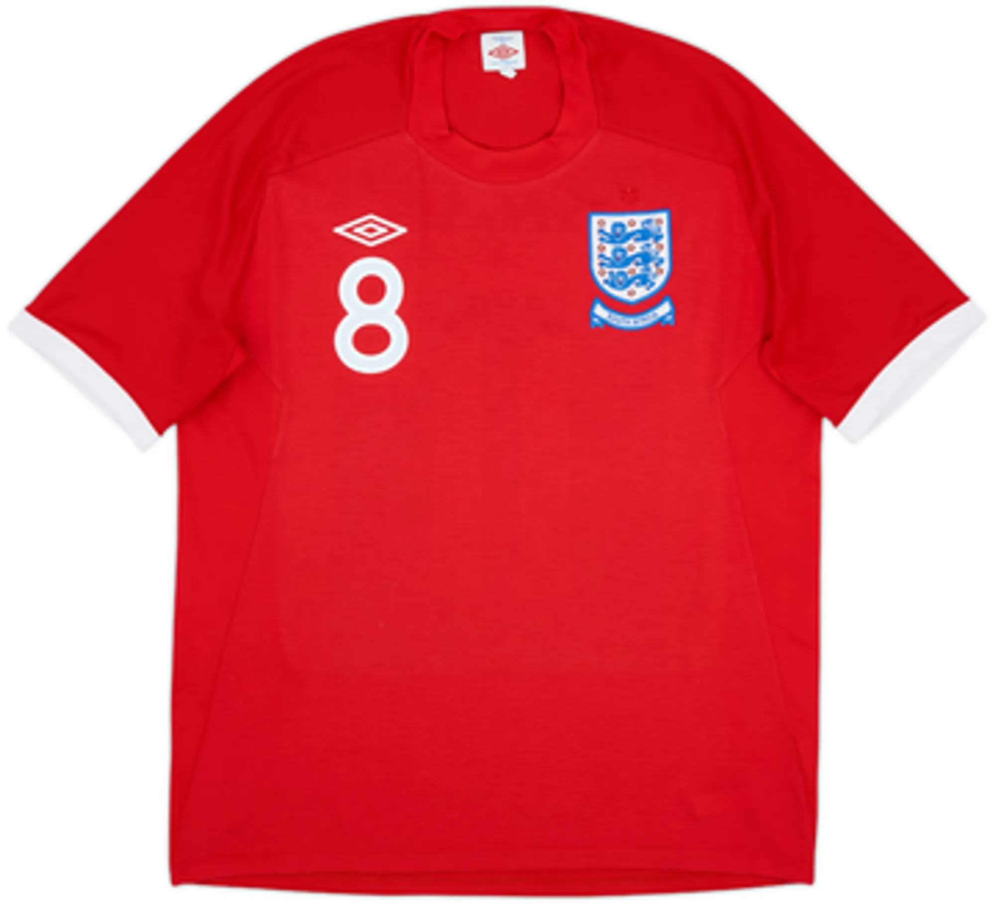 2010-11 England Away Shirt Lampard #8 - 5/10 - (XL)