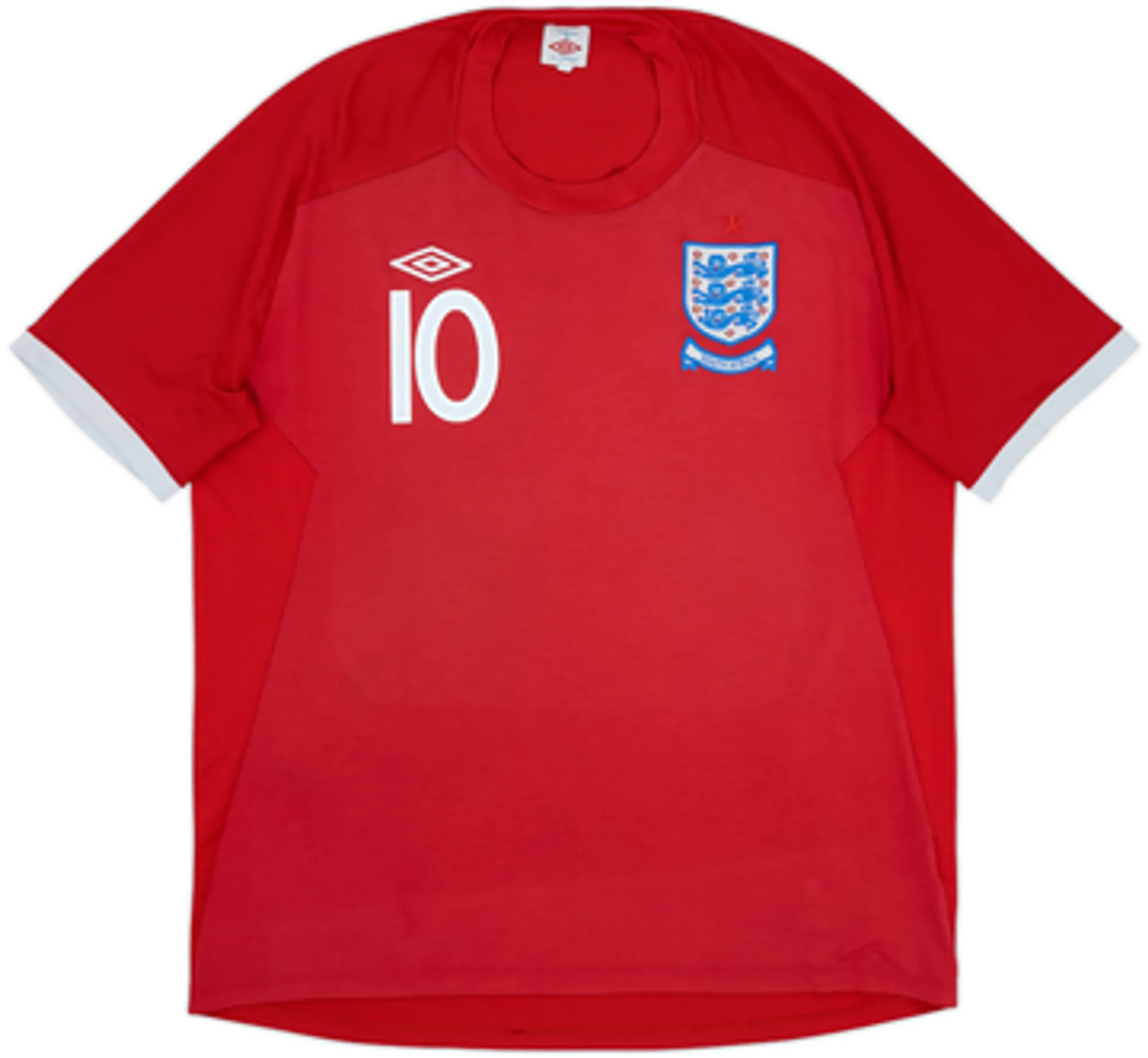 2010-11 England Away Shirt Rooney #10 - 5/10 - (L)