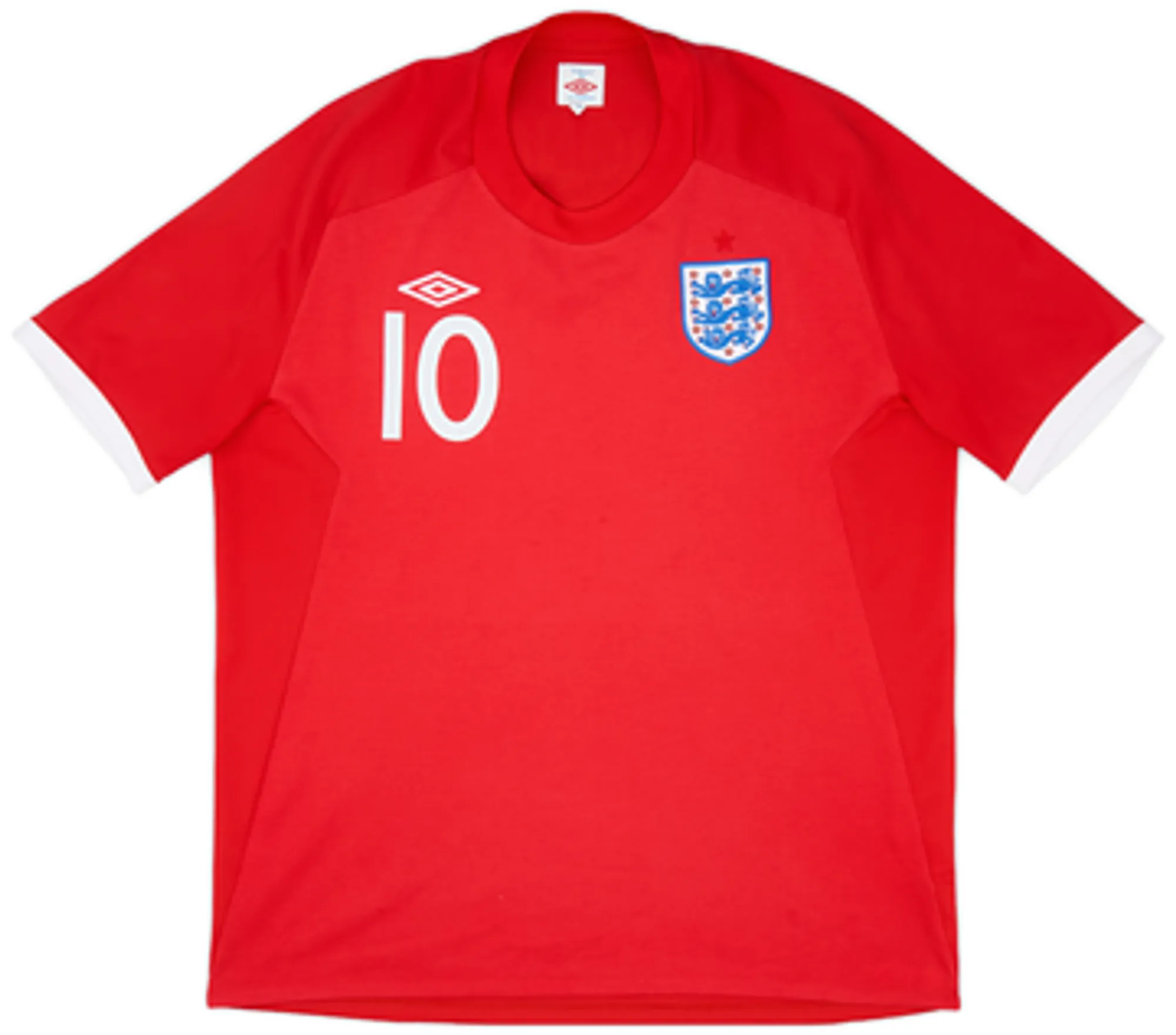 2010-11 England Away Shirt Rooney #10 - 9/10 - (M)