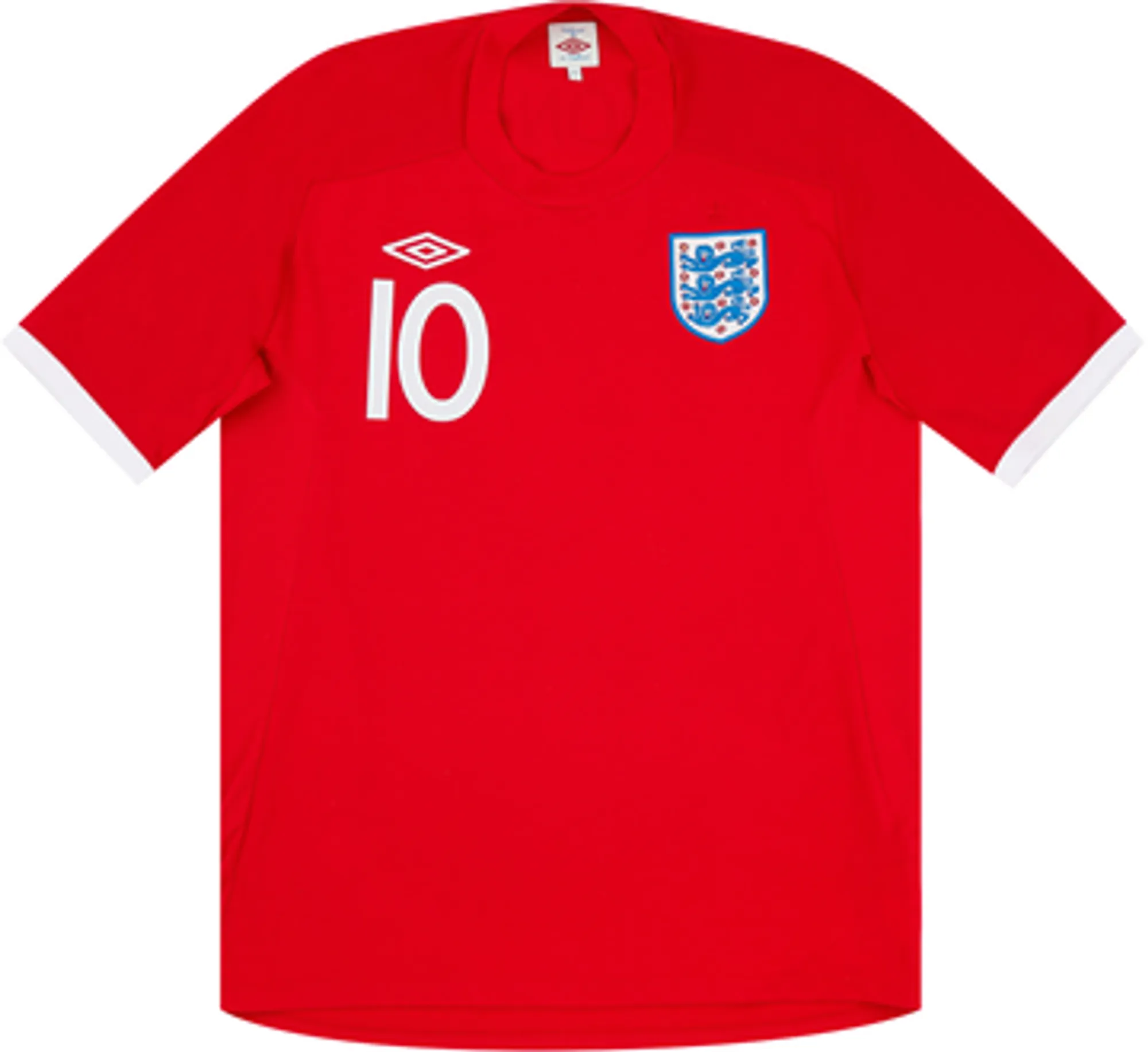 2010-11 England Away Shirt Rooney #10 - 8/10 - (L)