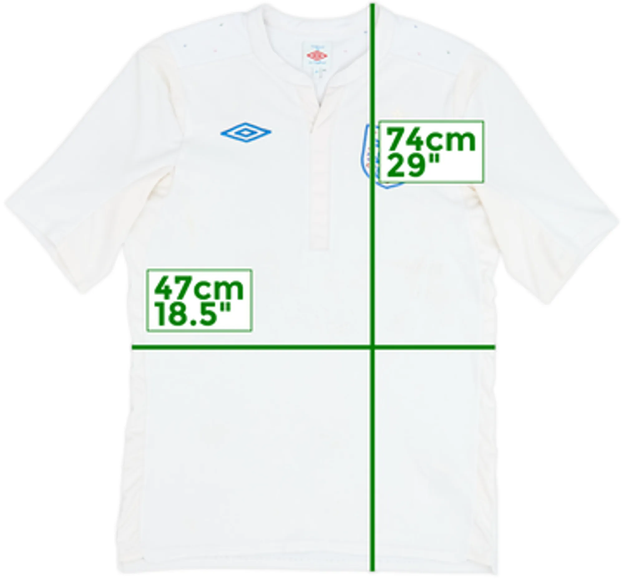 2010-11 England Home Shirt - 4/10 - (M)