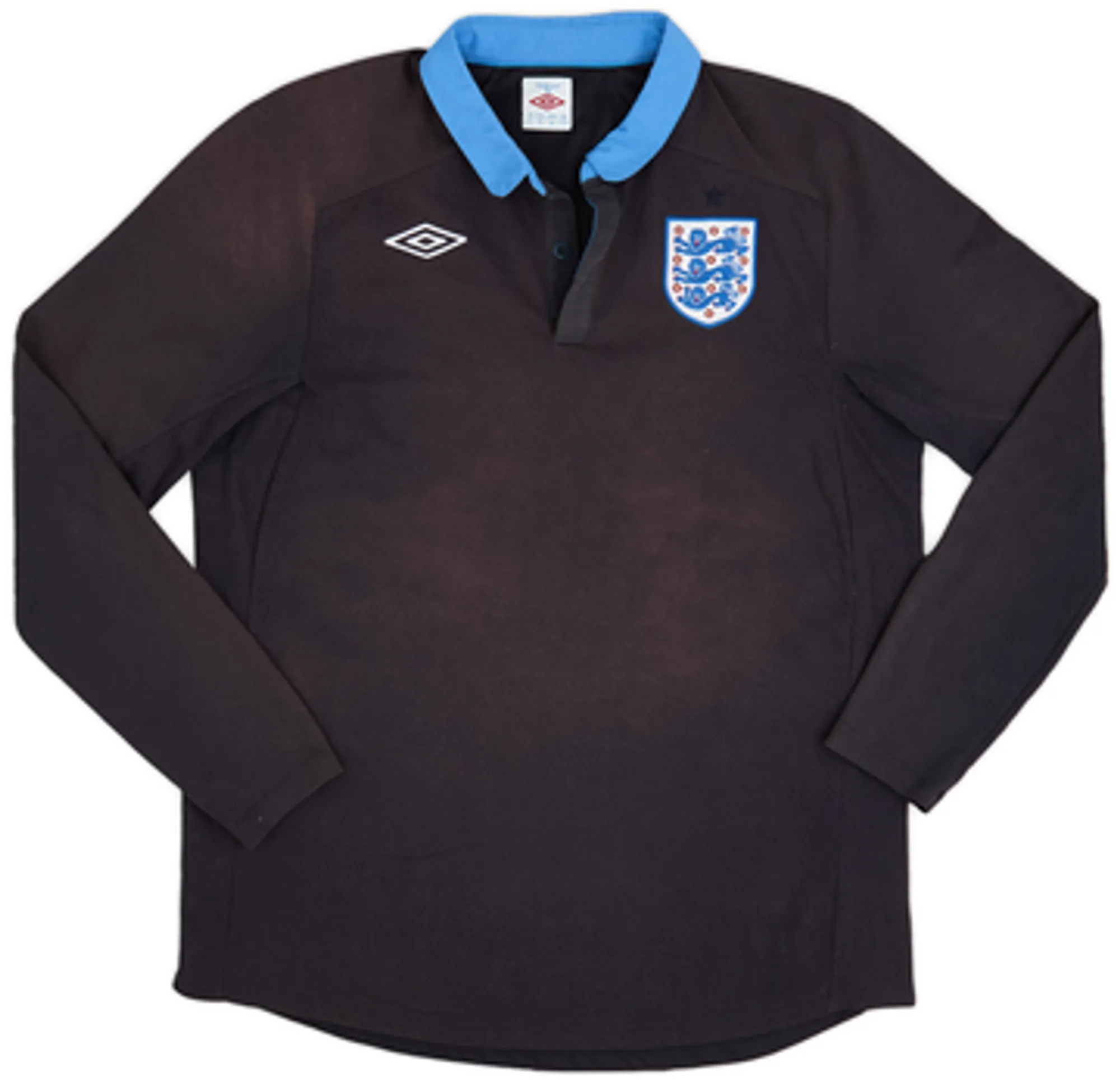 2011-12 England Away L/S Shirt - 5/10 - (M)
