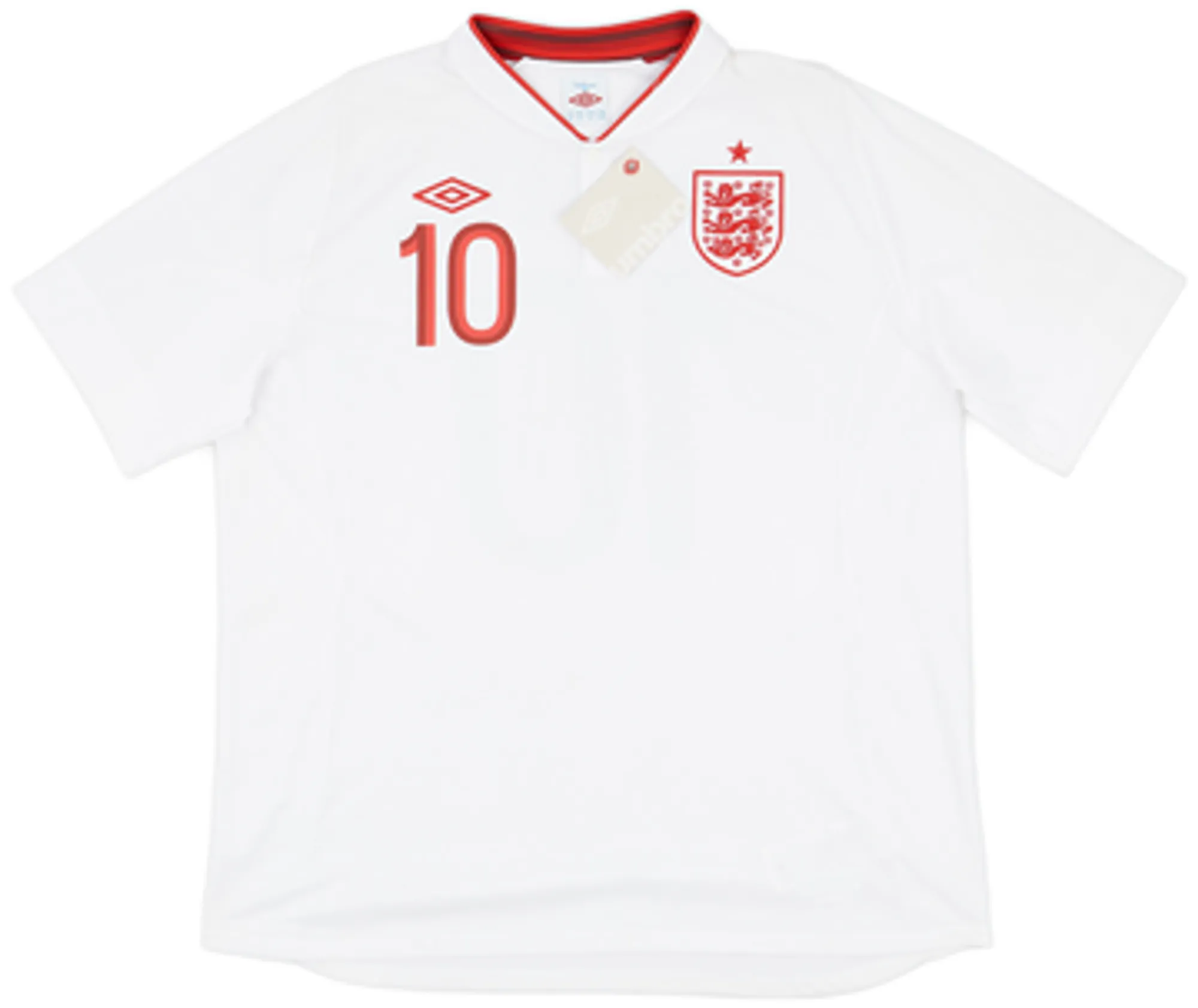 2012-13 England Home Shirt Rooney #10 (XL)