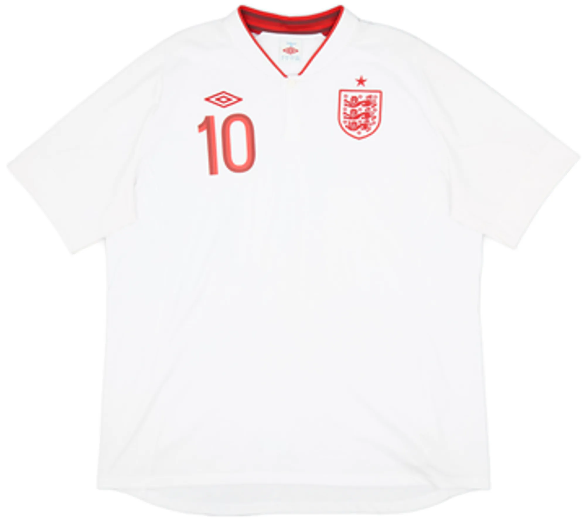 2012-13 England Home Shirt Rooney #10 - 8/10 - (3XL)