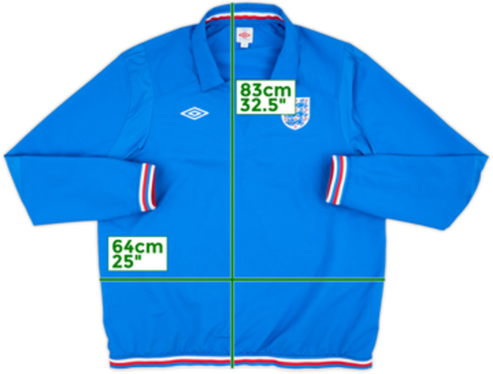 2012-13 England Umbro Drill Top - 10/10 - (S)