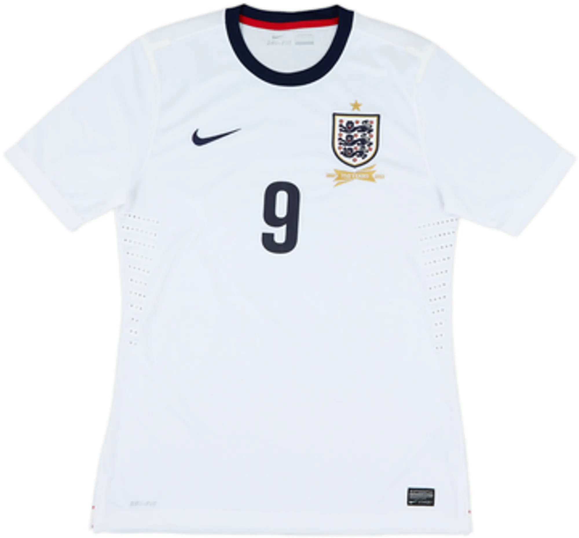 2013 England 150th Anniversary Player Issue Home Shirt Sturridge #9 - 10/10 - (L)