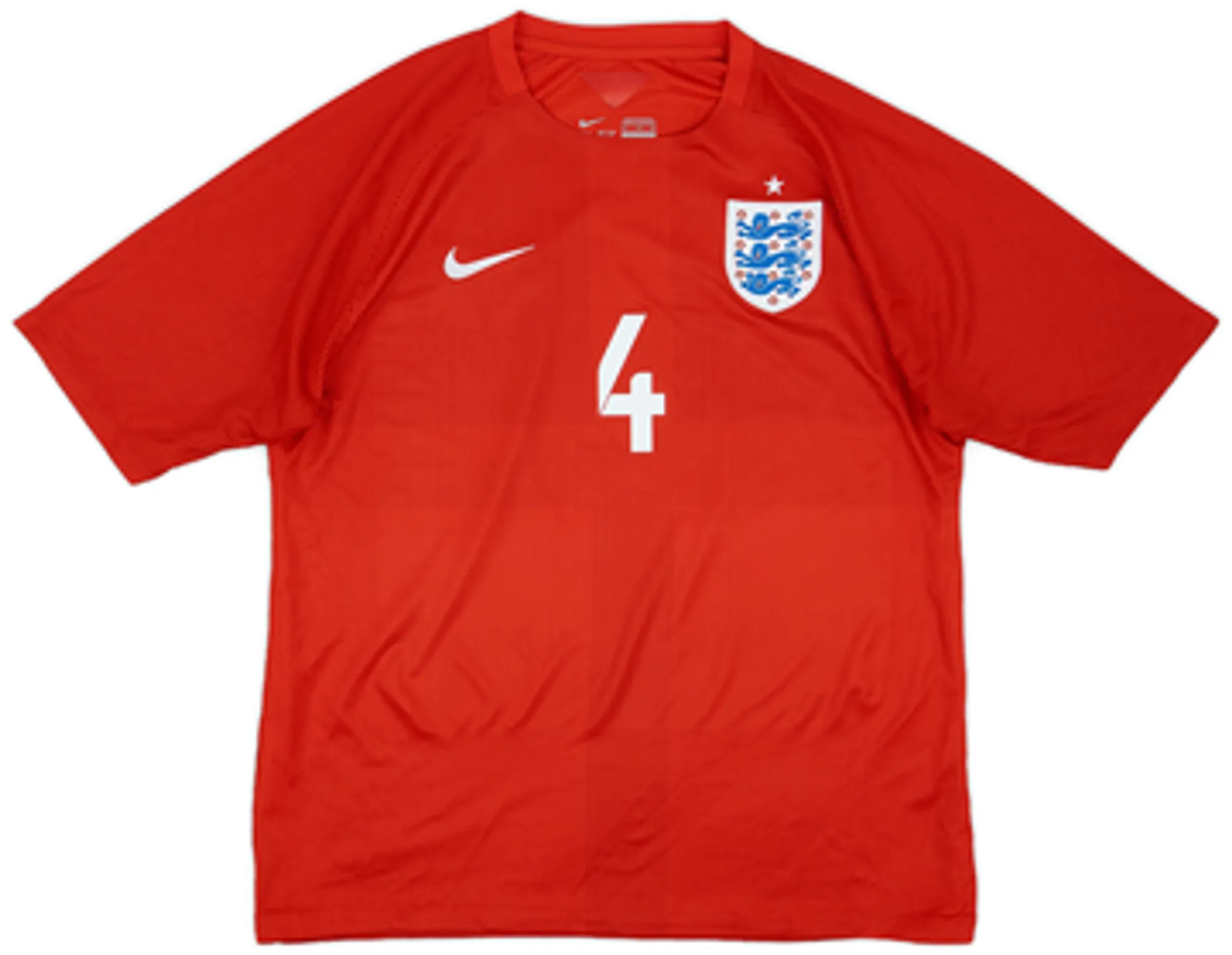2014-15 England Away Shirt Gerrard #4 - 6/10 - (L)