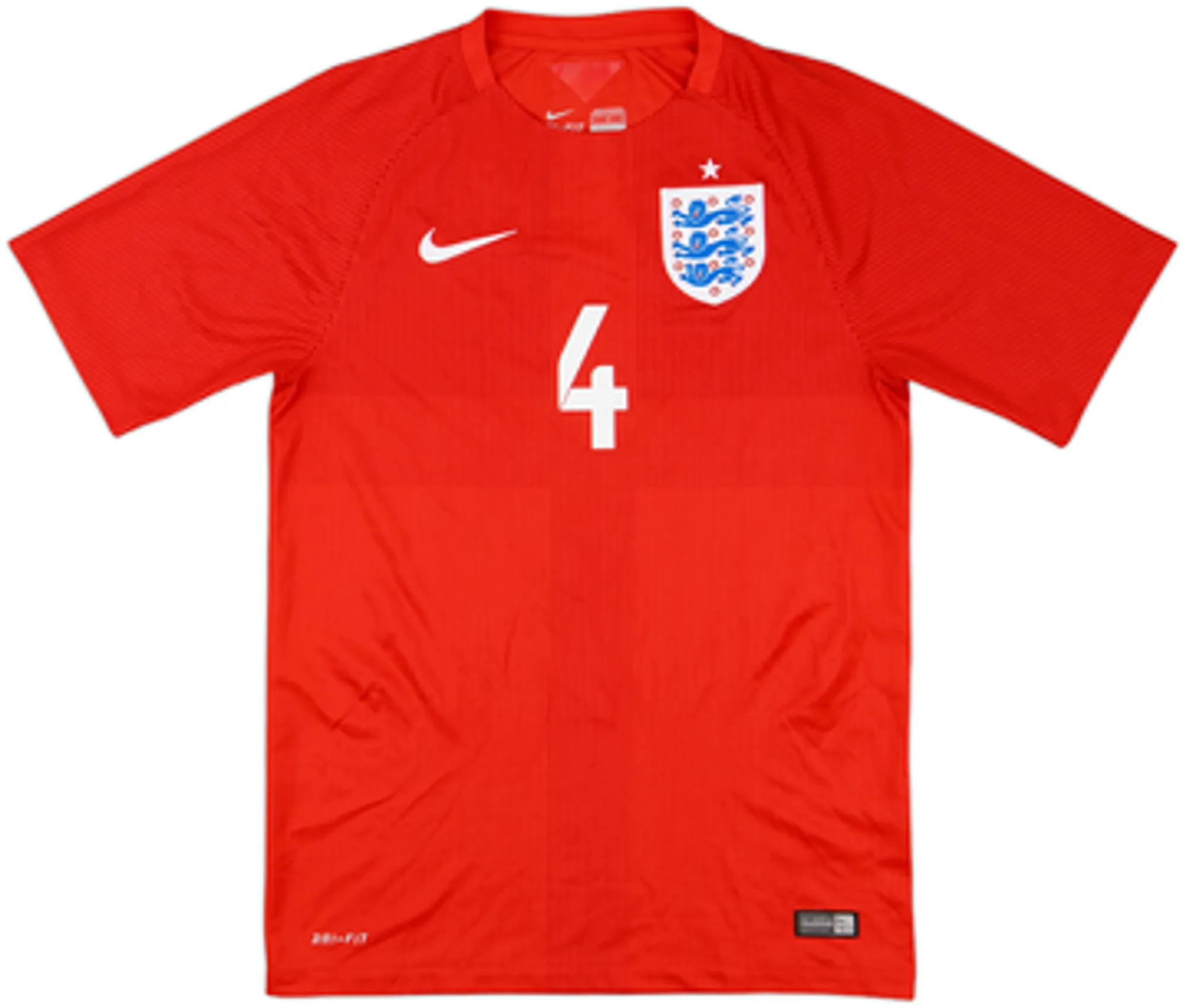 2014-15 England Away Shirt Gerrard #4 - 8/10 - (M)