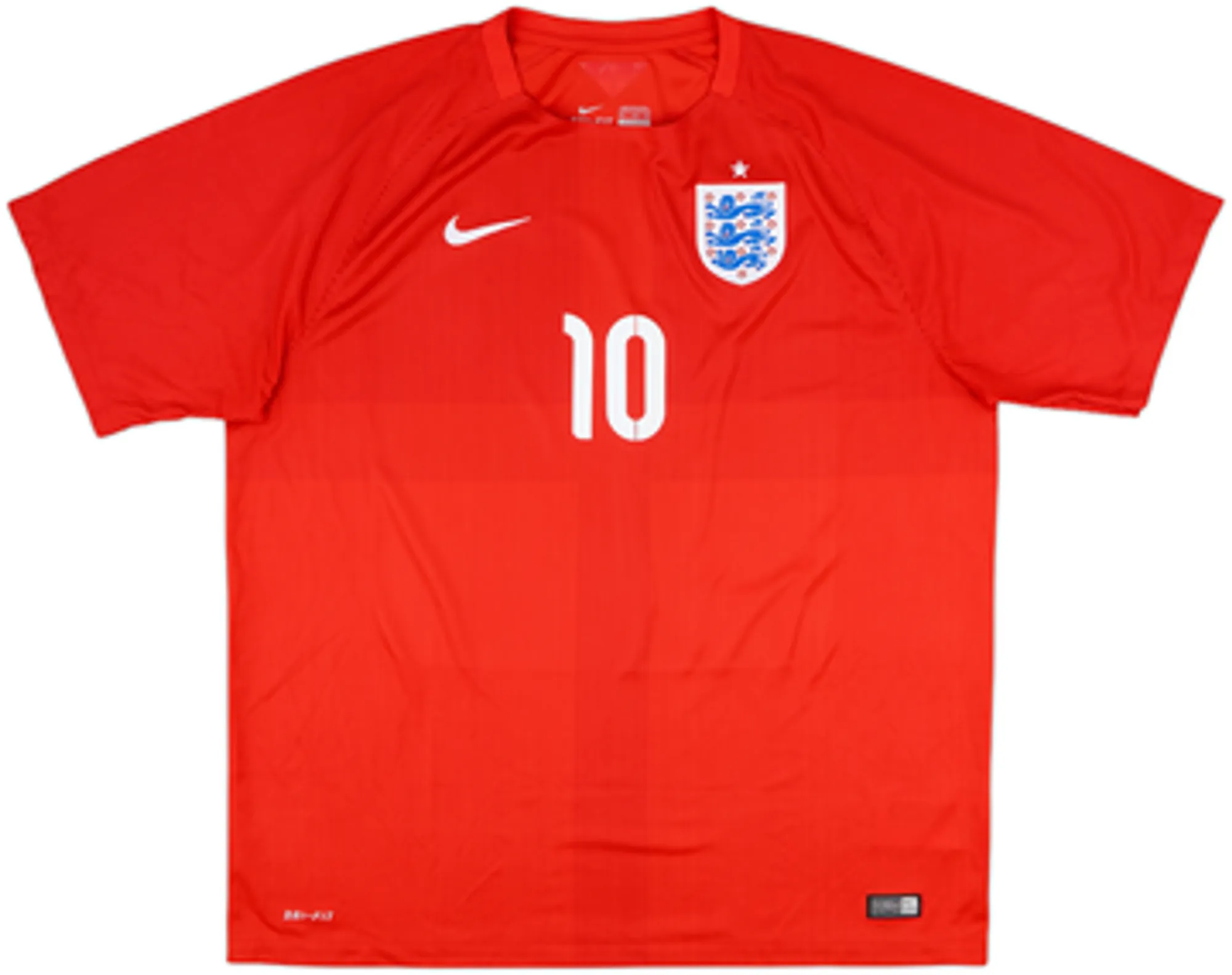 2014-15 England Away Shirt Rooney #10 - 10/10 - (M)
