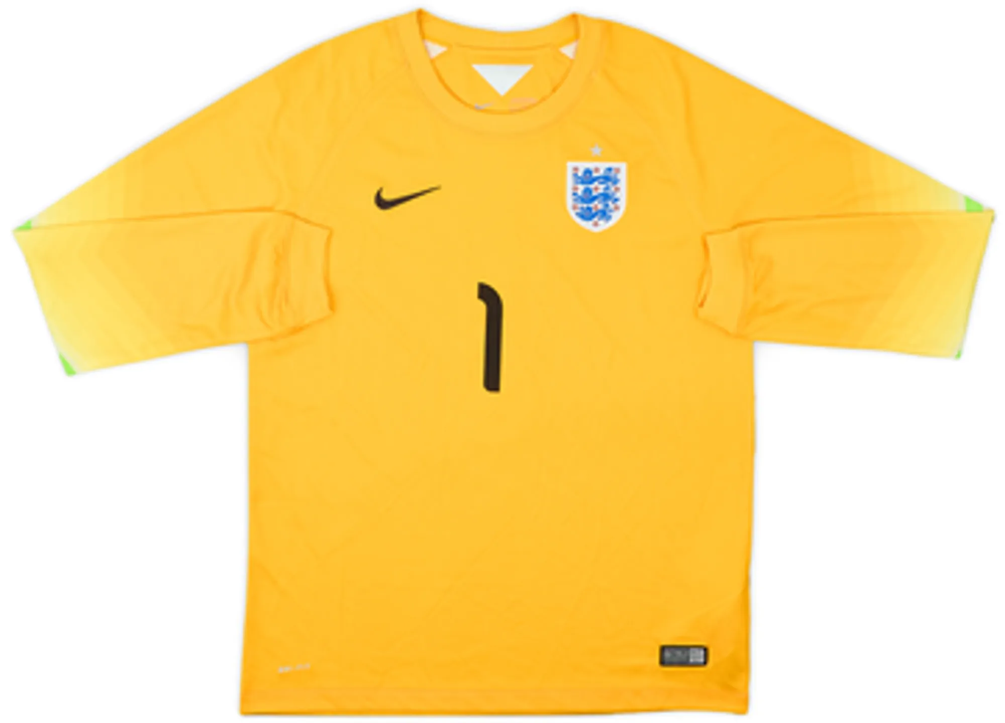 2014-15 England GK Shirt Hart #1 - 8/10 - (XL.Boys)