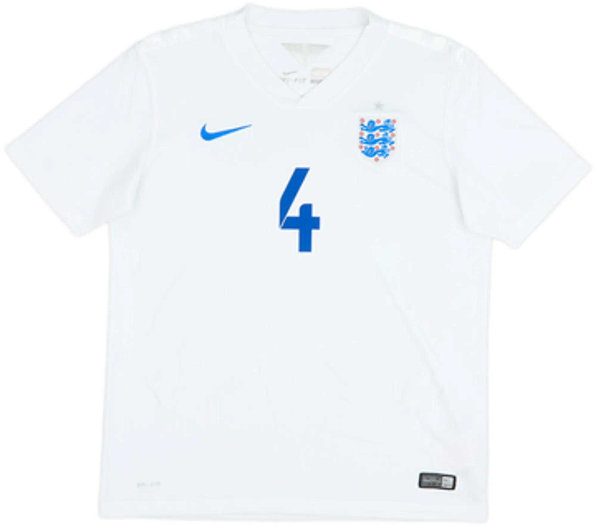 2014-15 England Home Shirt Gerrard #4 - 8/10 - (3XL)