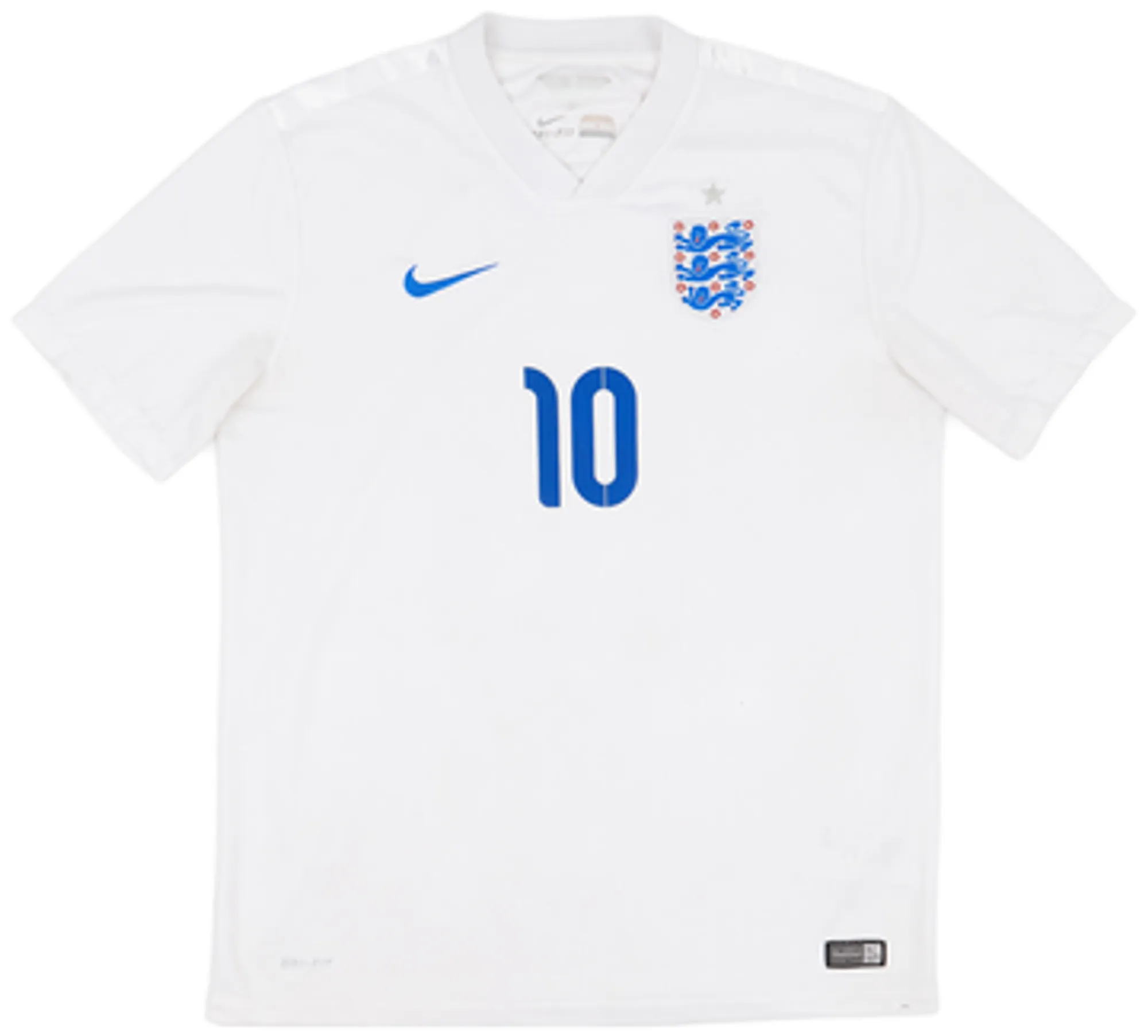 2014-15 England Home Shirt Rooney #10 - 6/10 - (L)