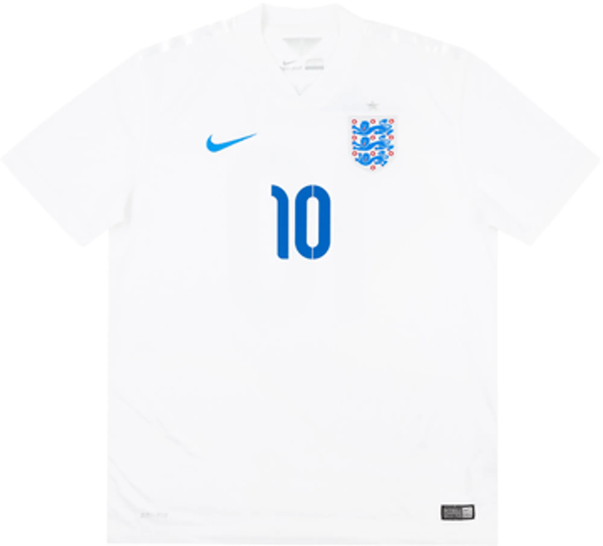 2014-15 England Home Shirt Rooney #10 - 6/10 - (S)