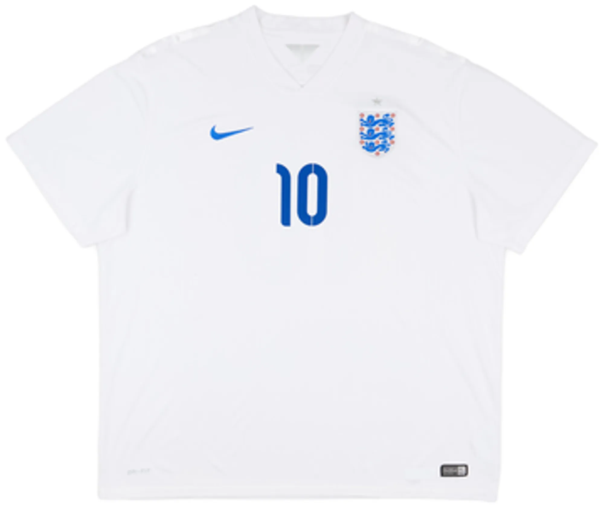 2014-15 England Home Shirt Rooney #10 - 9/10 - (3XL)
