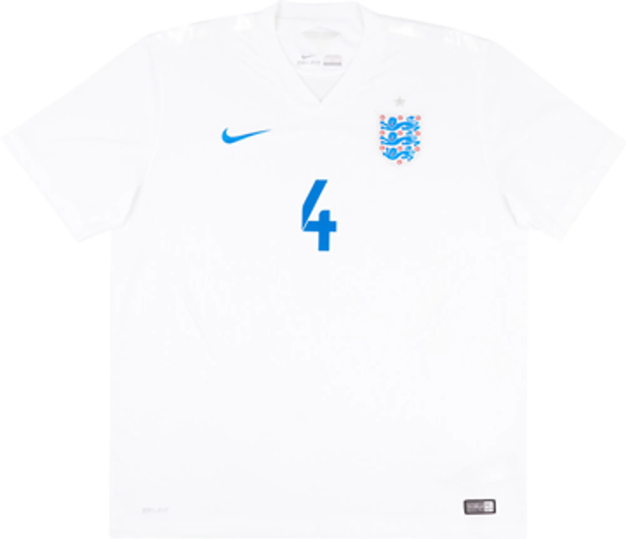 2014-15 England Home Shirt Gerrard #4 - 6/10 - (S)