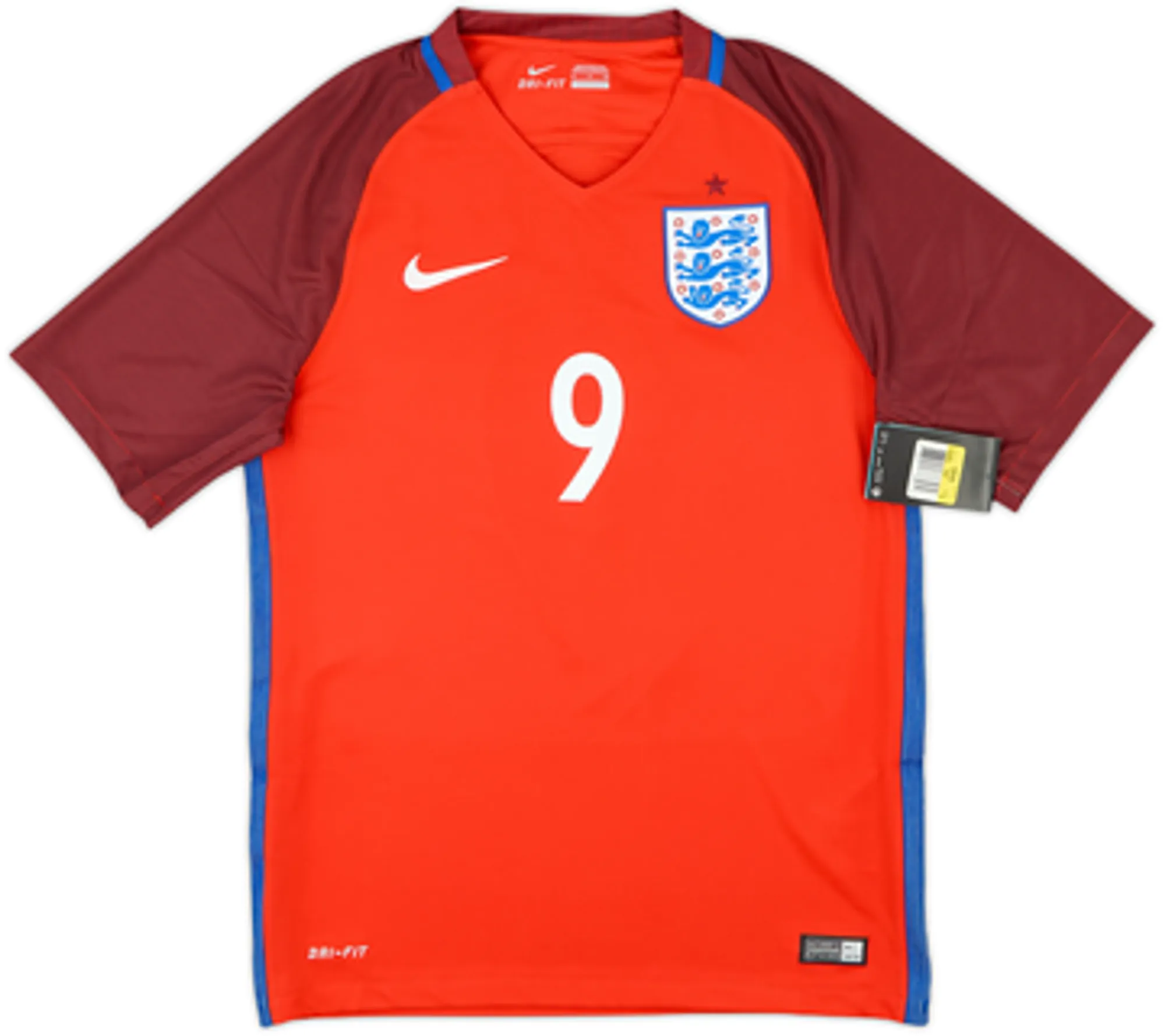 2016-17 England Away Shirt Kane #9 (L)