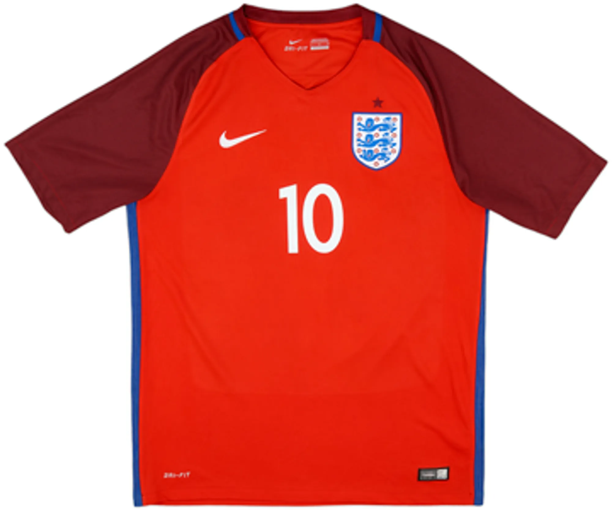 2016-17 England Away Shirt Rooney #10 - 9/10 - (L)