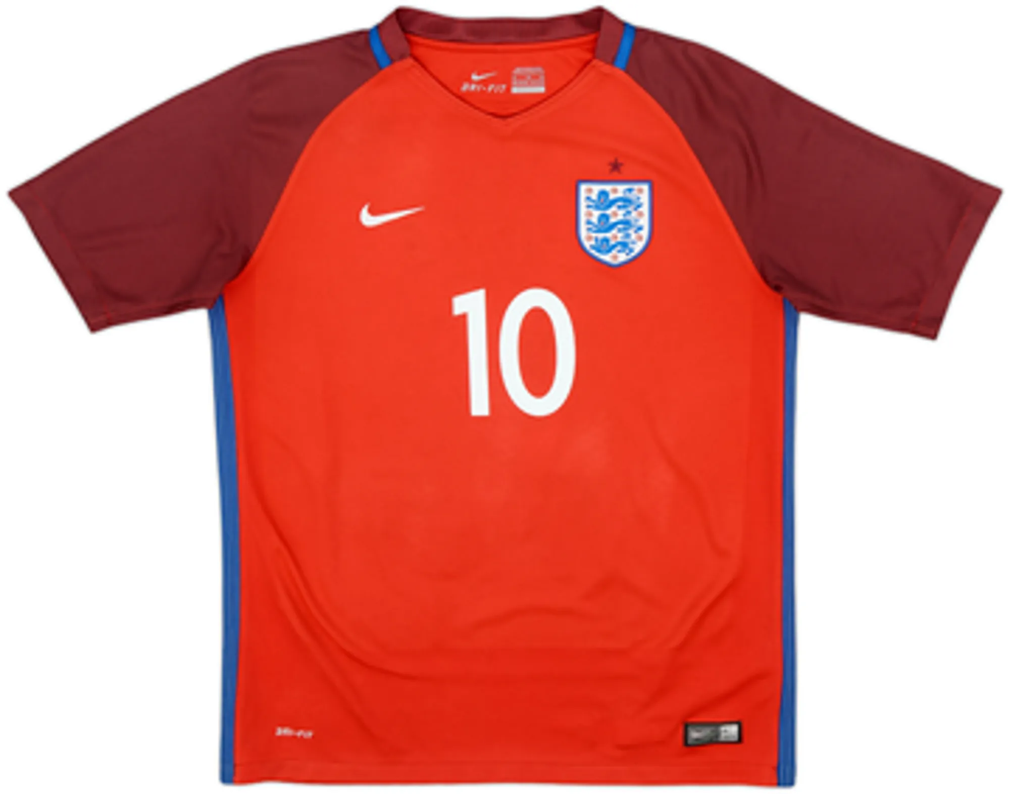 2016-17 England Away Shirt Rooney #10 - 8/10 - (3XL)