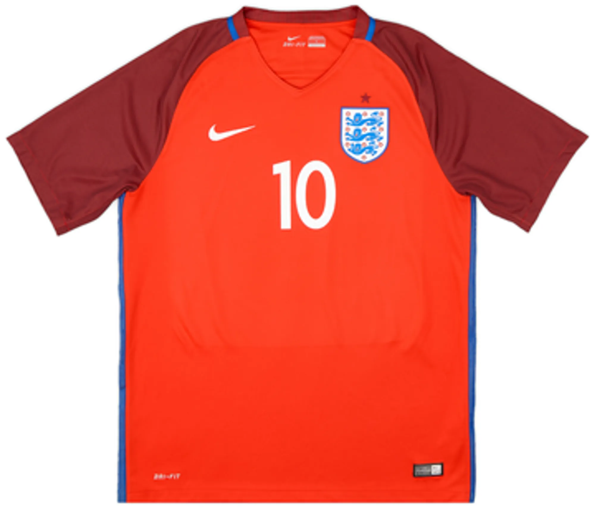 2016-17 England Away Shirt Rooney #10EL