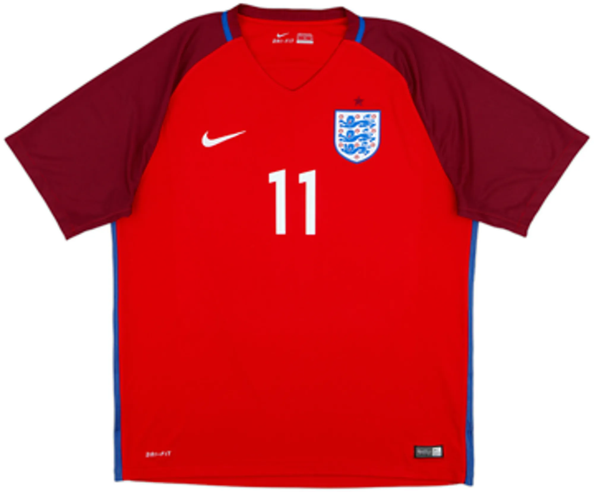 2016-17 England Away Shirt Vardy #11 - 10/10 - (S)