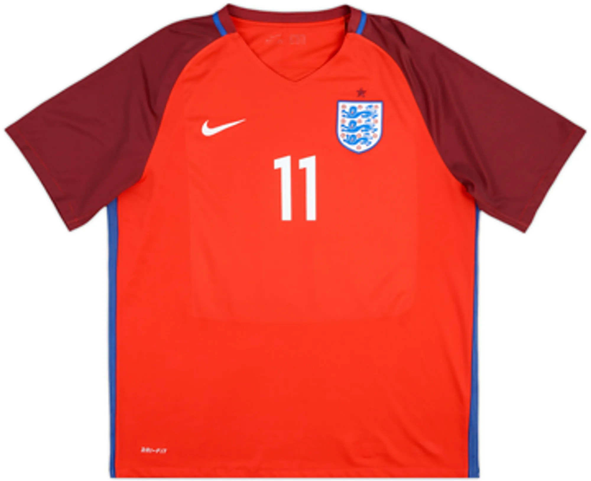 2016-17 England Away Shirt Vardy #11 - 8/10 - (M)