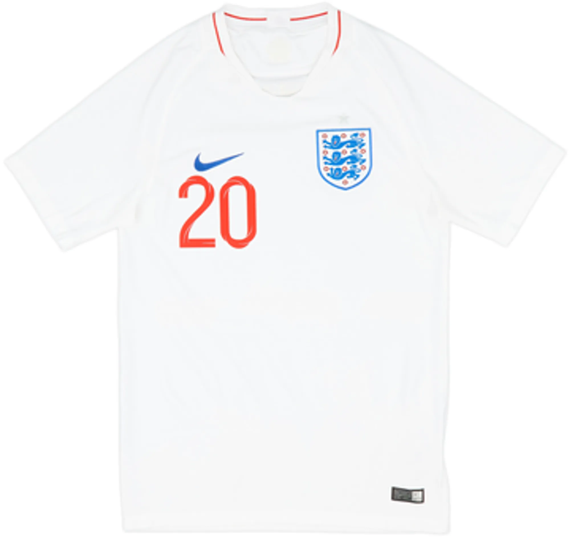 2018-19 England Home Shirt Dele #20 - 9/10 - (S)