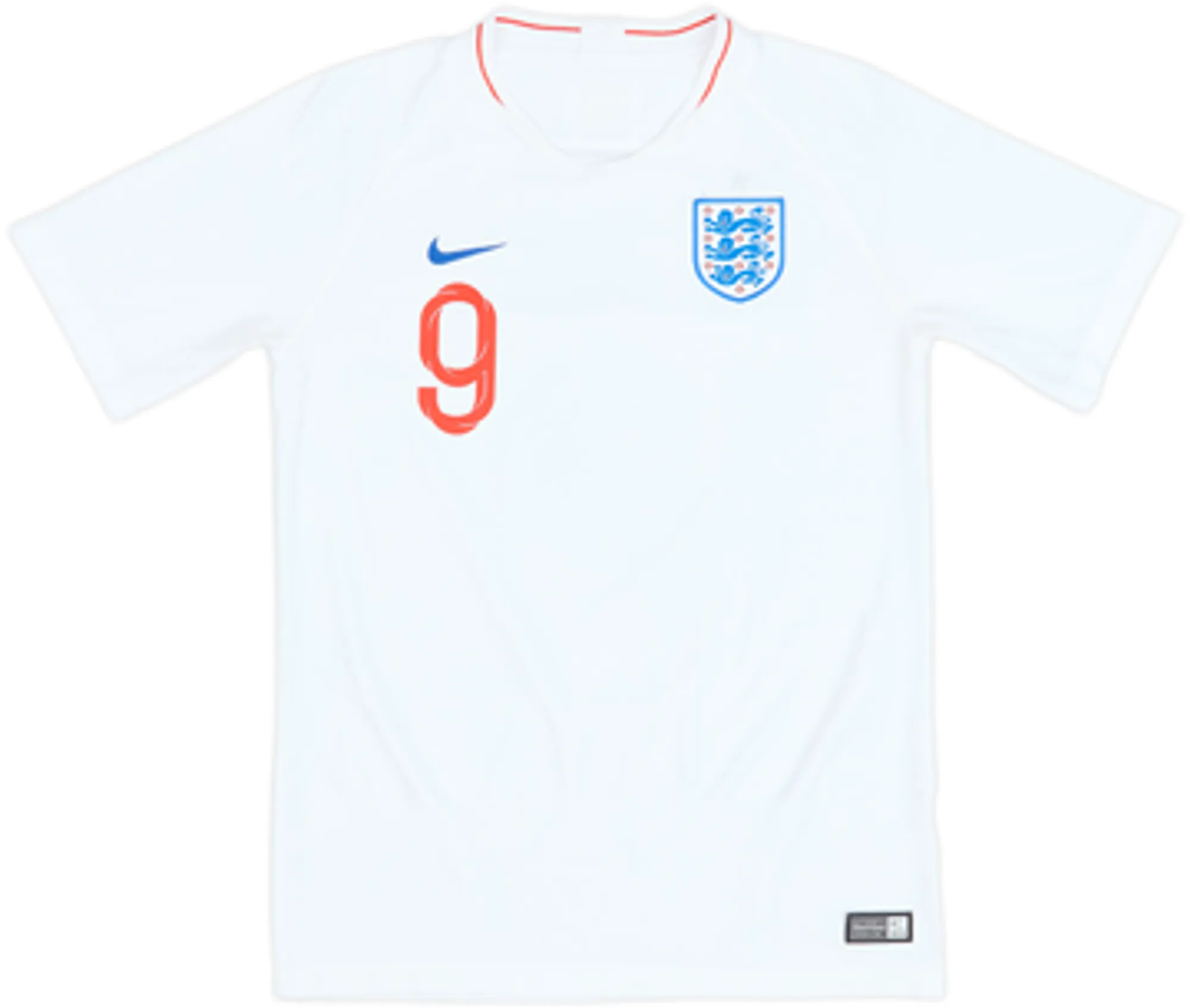 2018-19 England Home Shirt Kane #9 - 8/10 - (3XL)