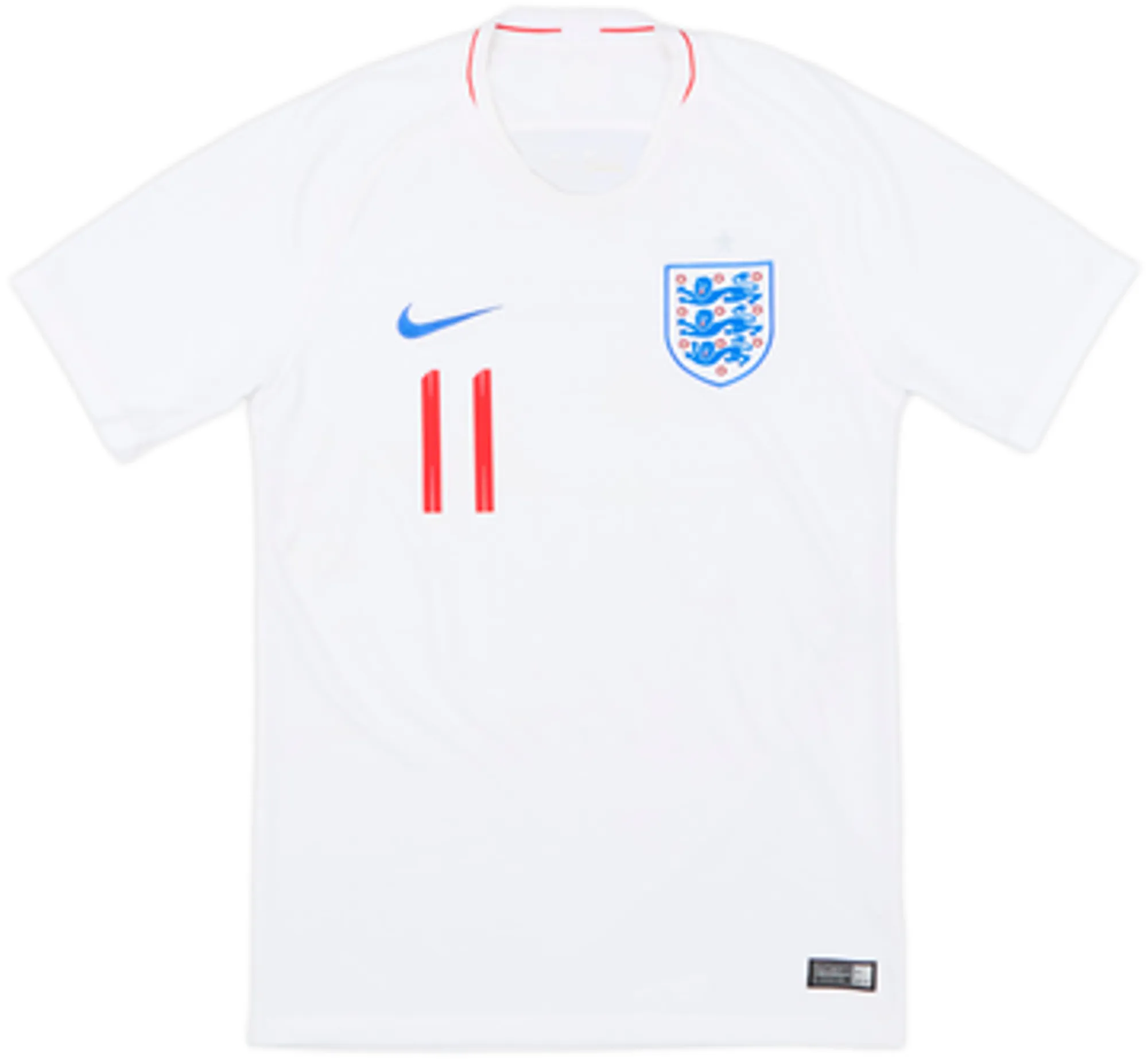 2018-19 England Home Shirt Vardy #11 - 6/10 - (L)