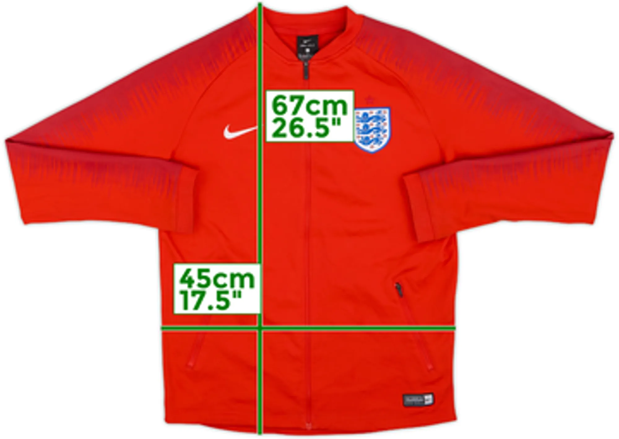 2018-19 England Nike Track Jacket - 8/10 - (L)