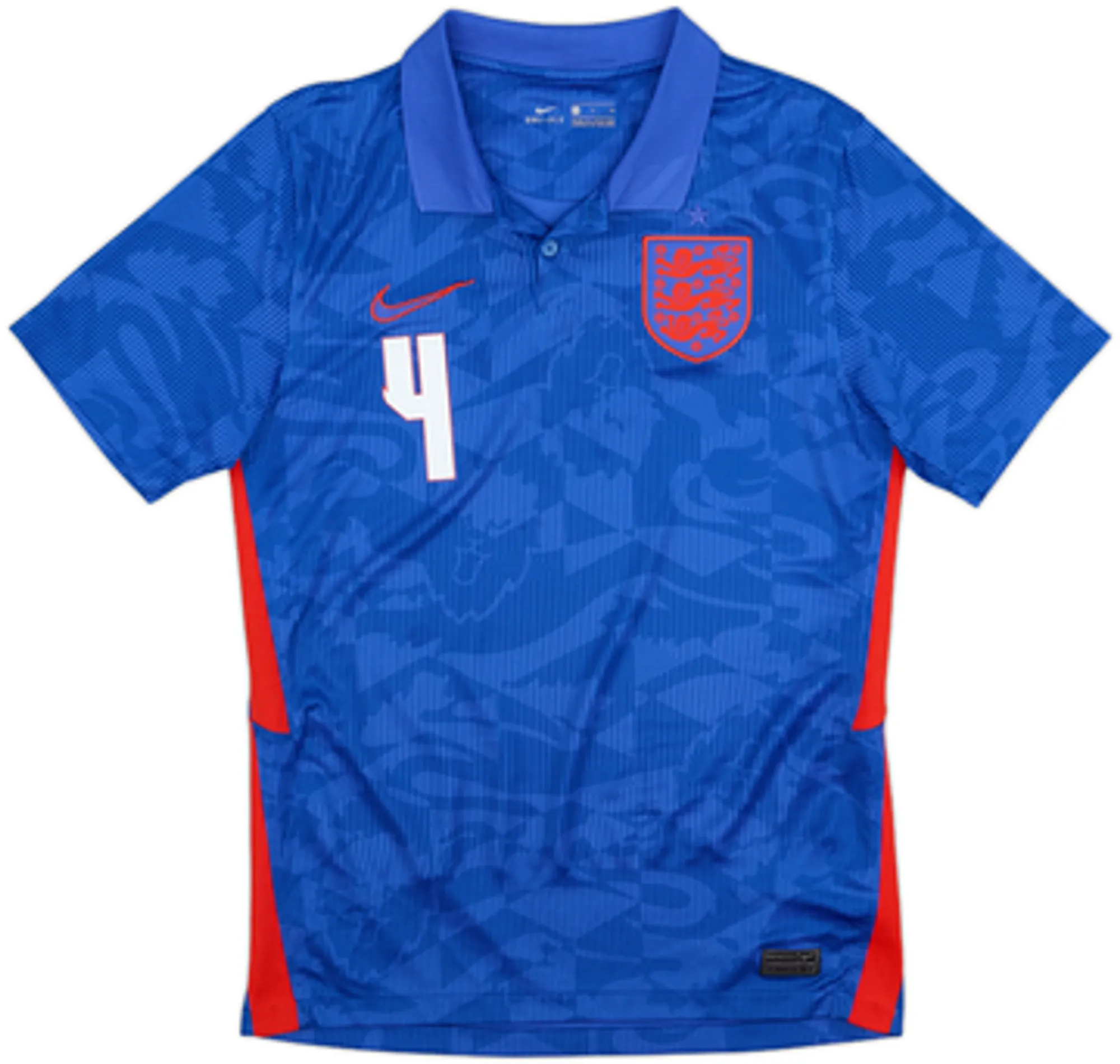 2020-21 England Away Shirt Rice #4 - 10/10 - (L)