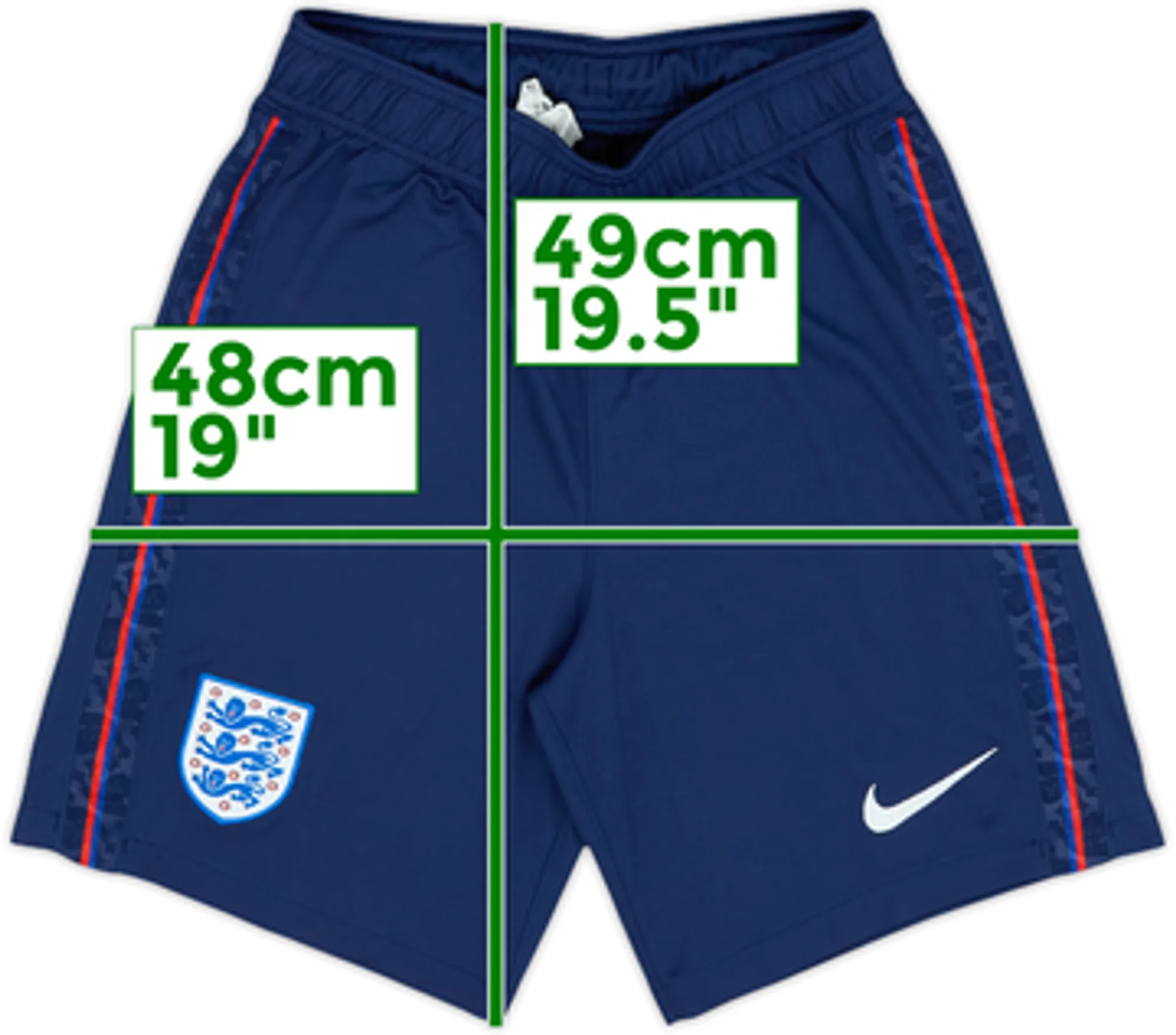2020-21 England Home Shorts - 10/10 - (S)