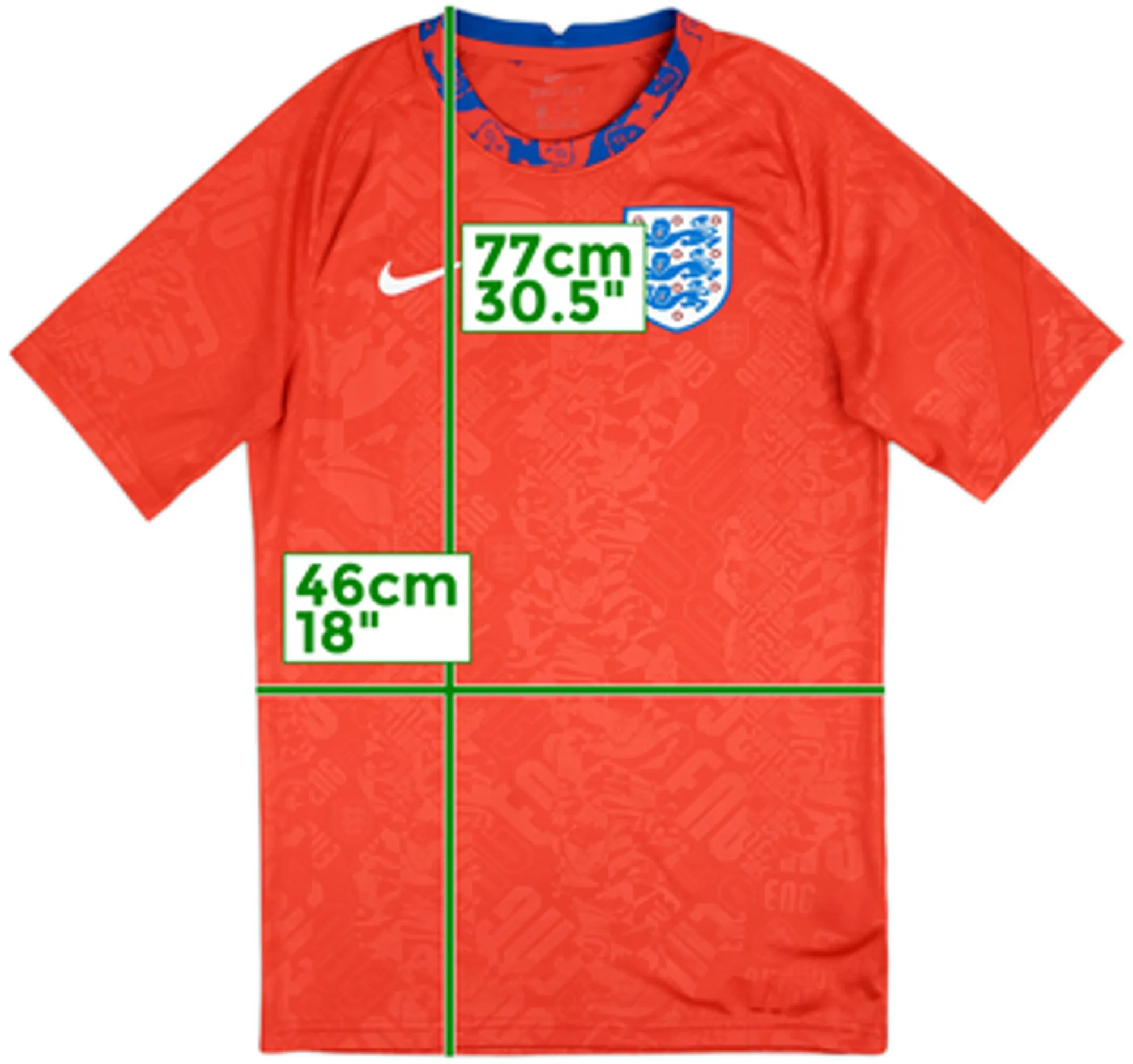 2020-21 England Nike Training Shirt - 9/10 - (L)